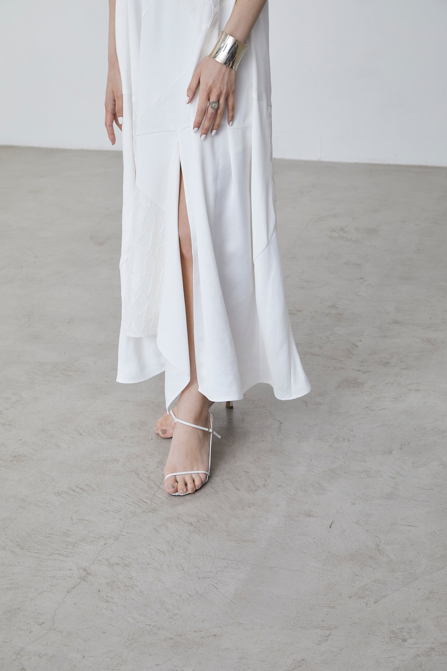 Layered blocking Dress