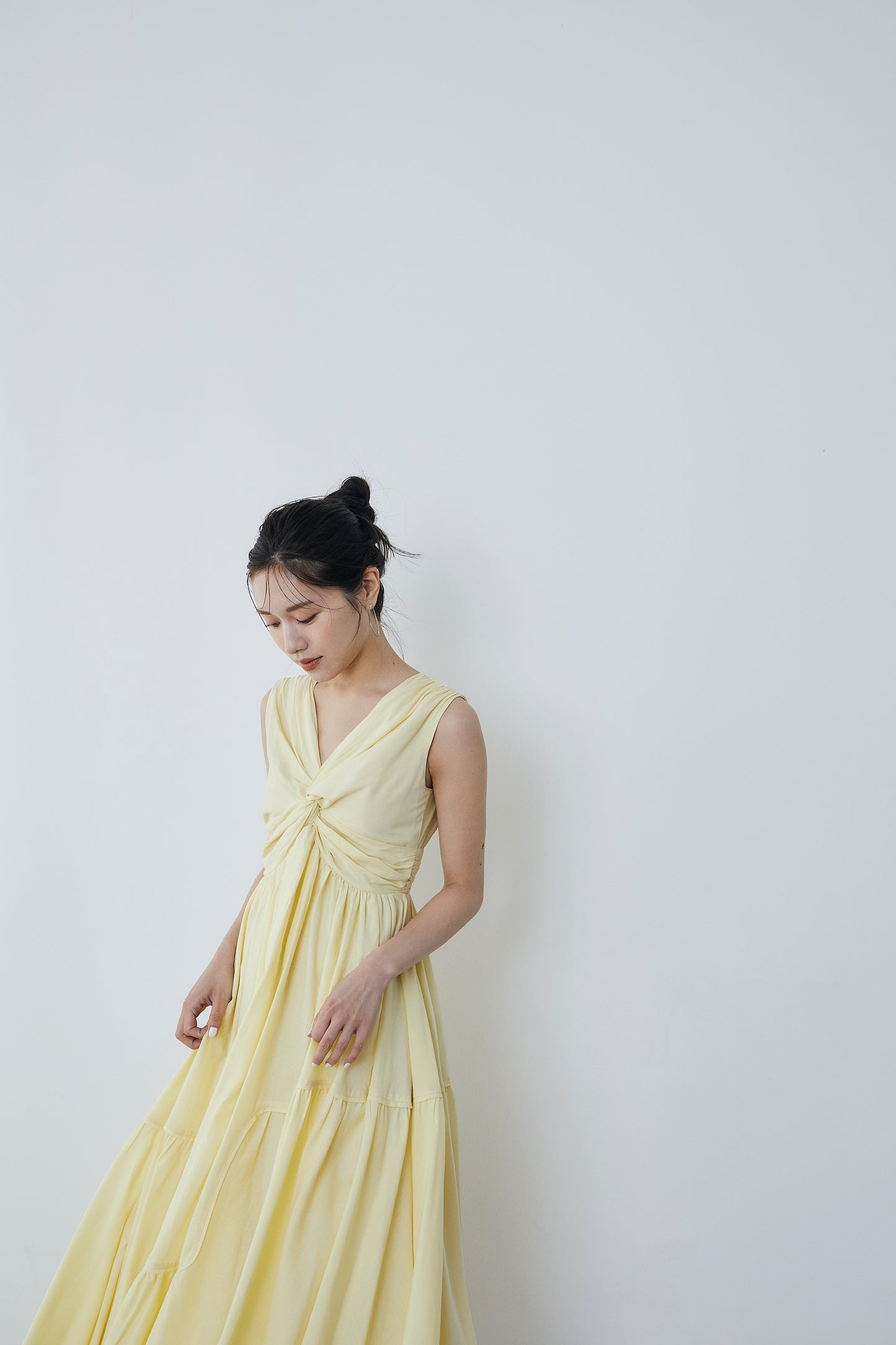 Irregular hem twist Dress