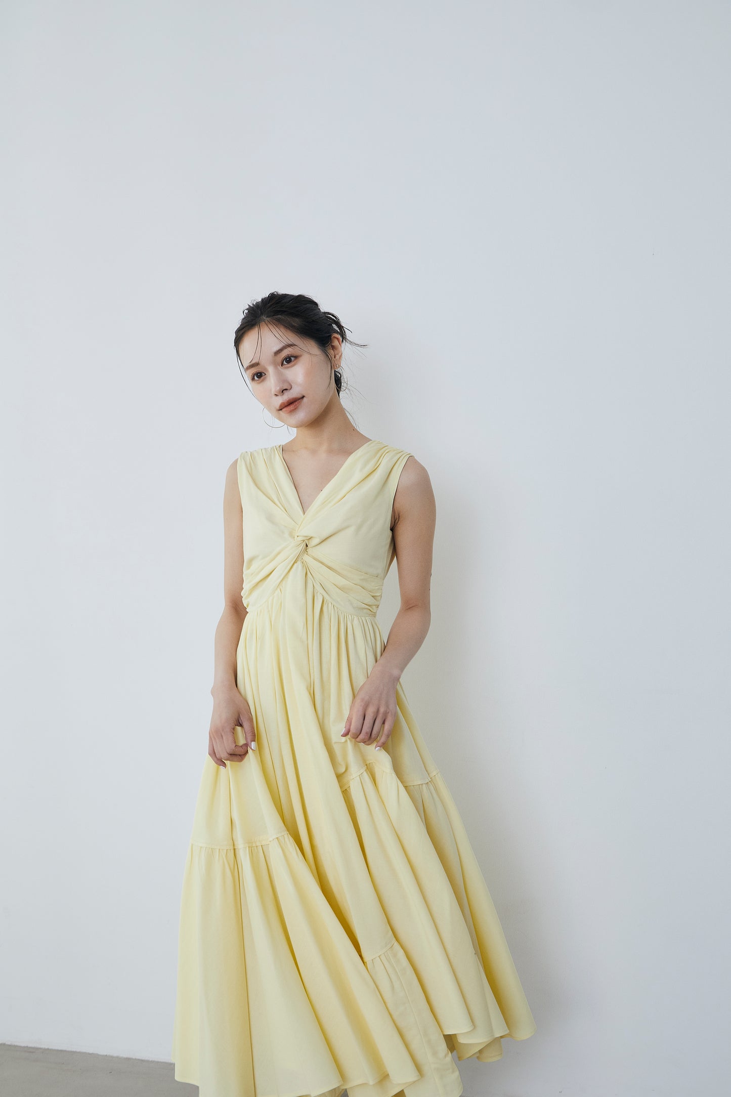 Irregular hem twist Dress