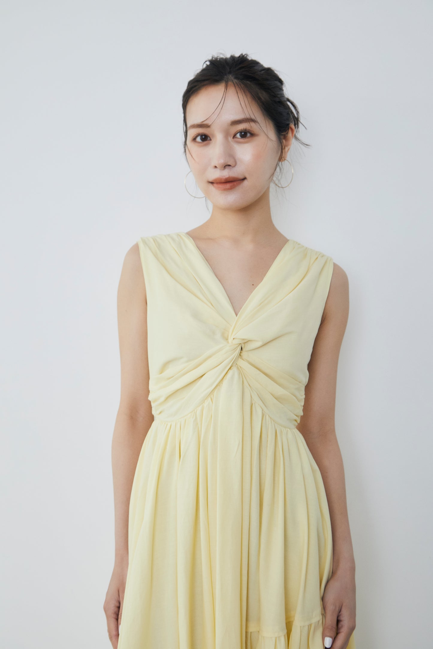 Irregular hem twist Dress