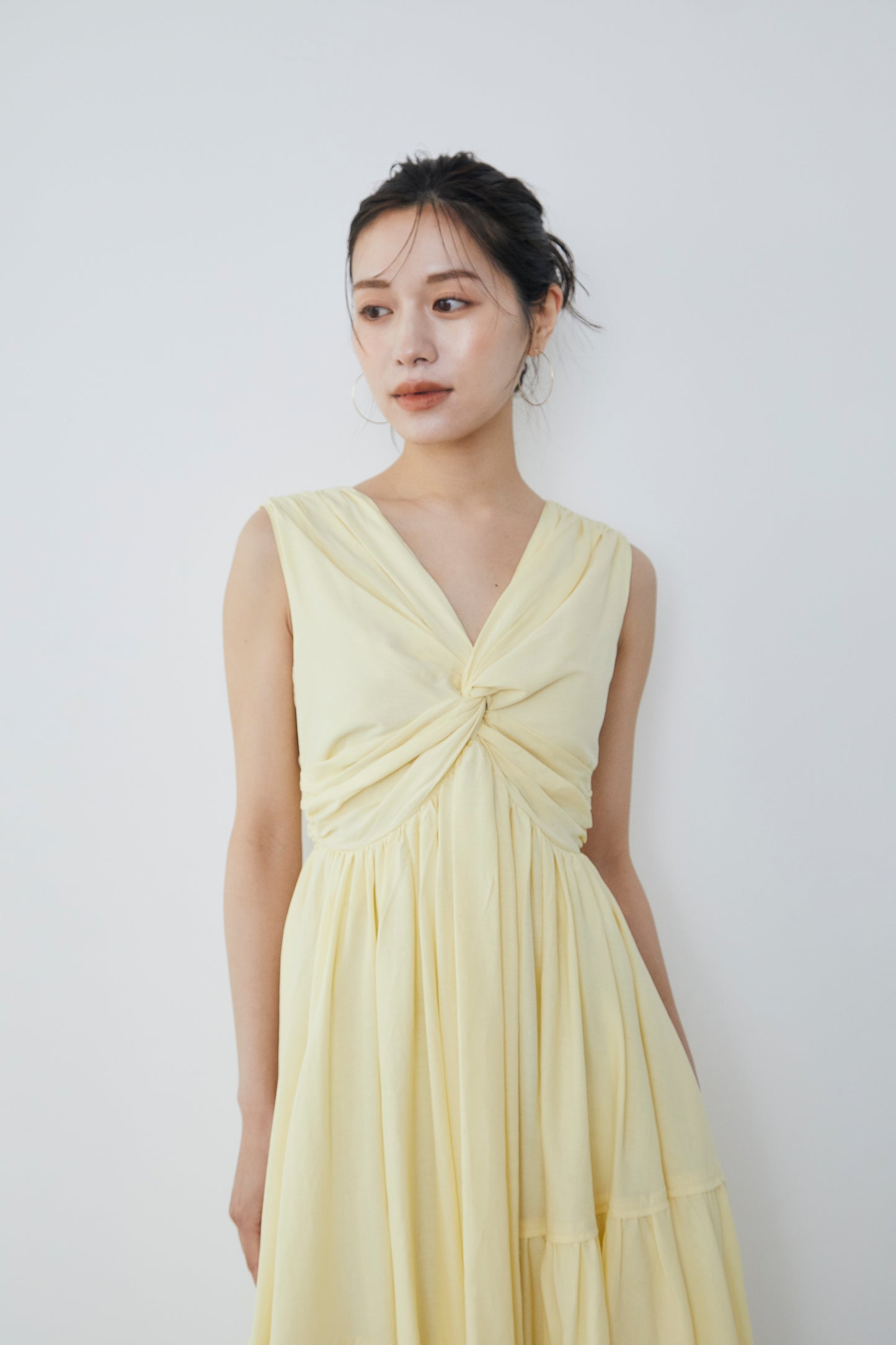Irregular hem twist Dress