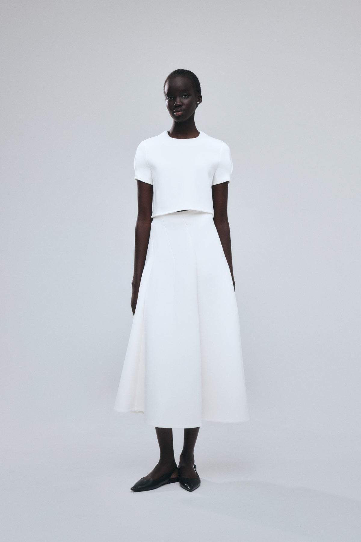 Double Knit Spiral Skirt