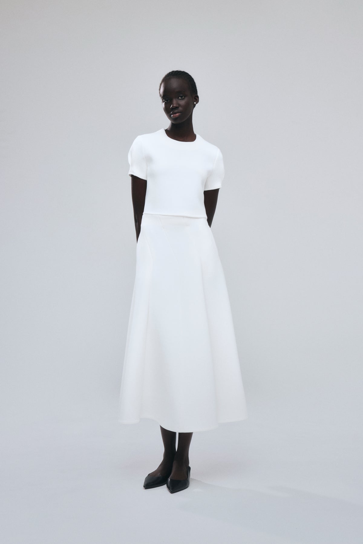 Double Knit Spiral Skirt