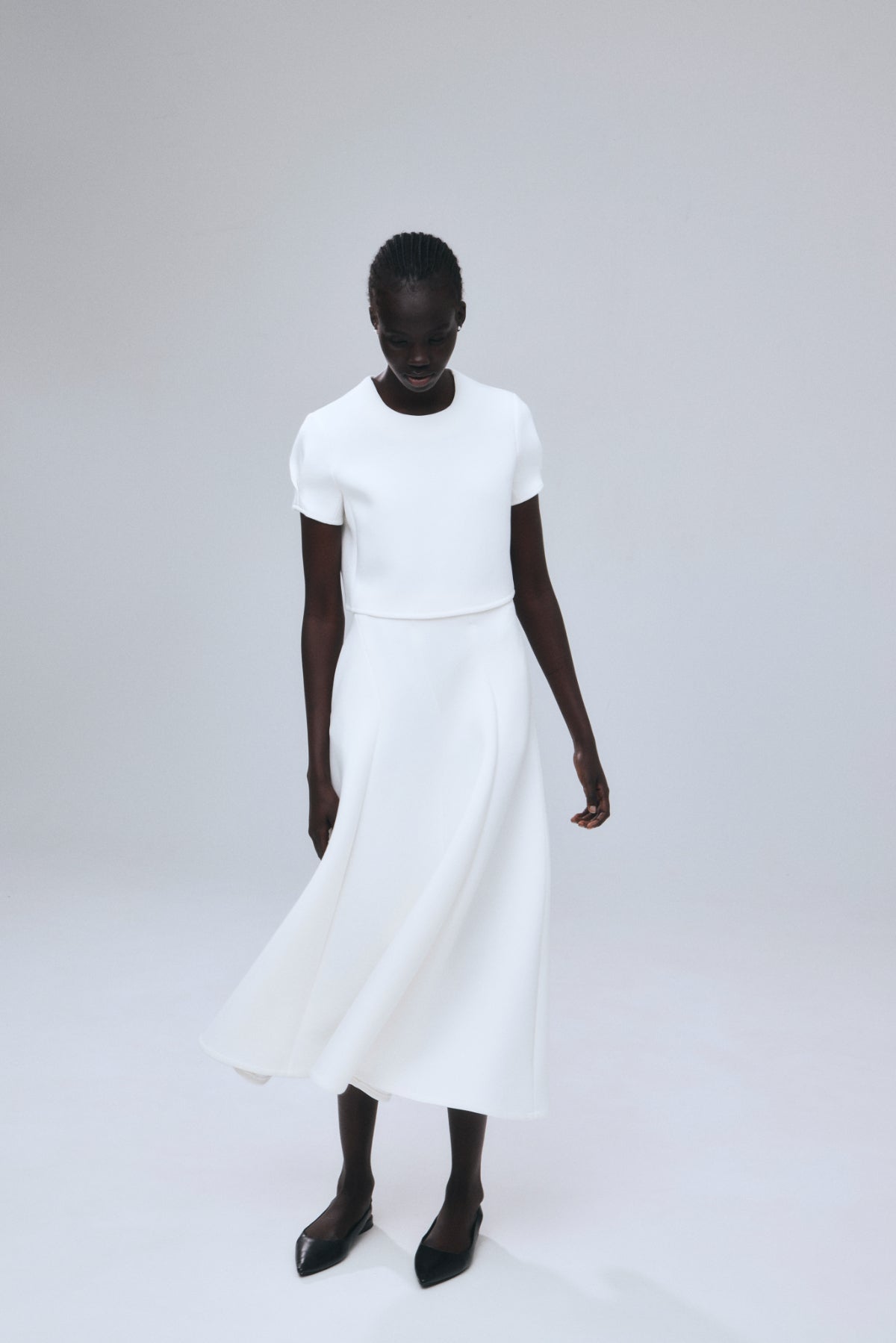 Double Knit Spiral Skirt