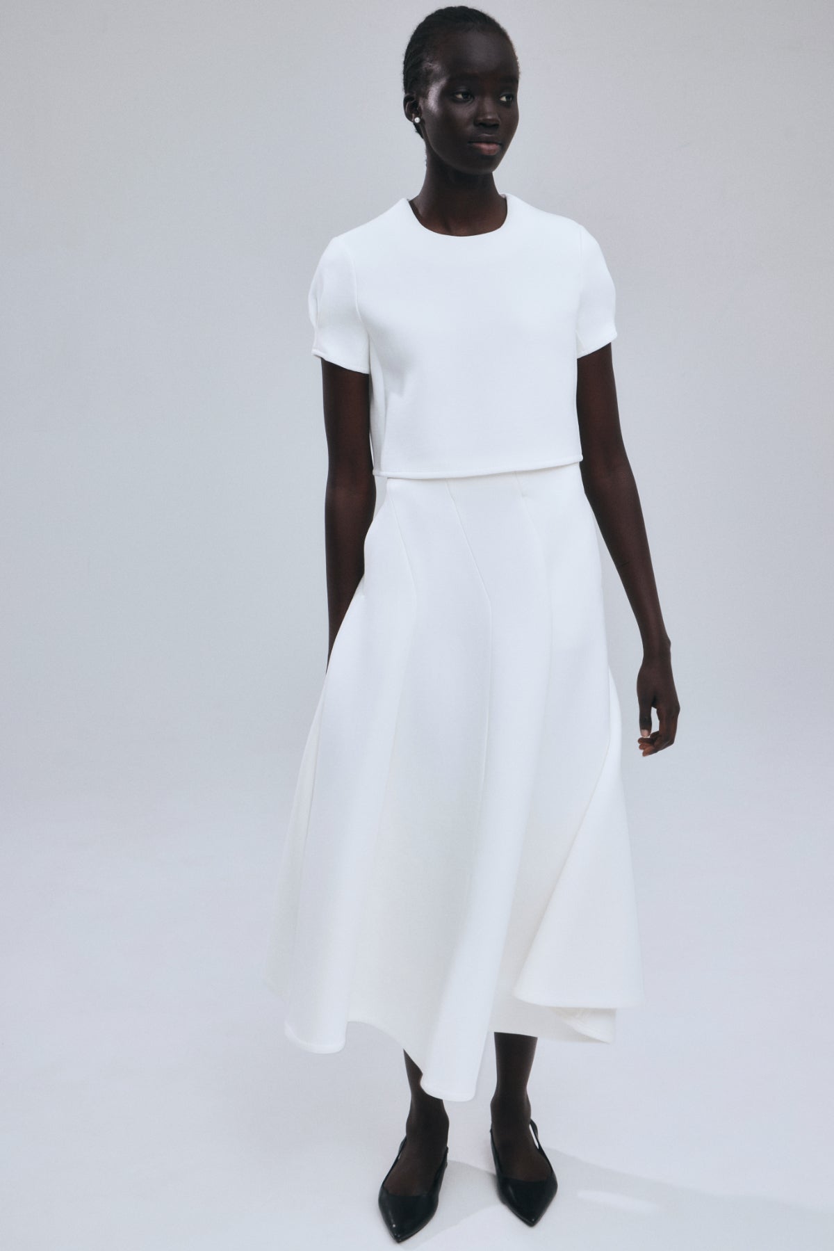 Double Knit Spiral Skirt