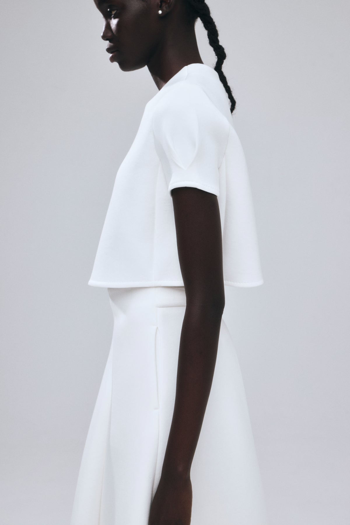 Double Knit Spiral Skirt