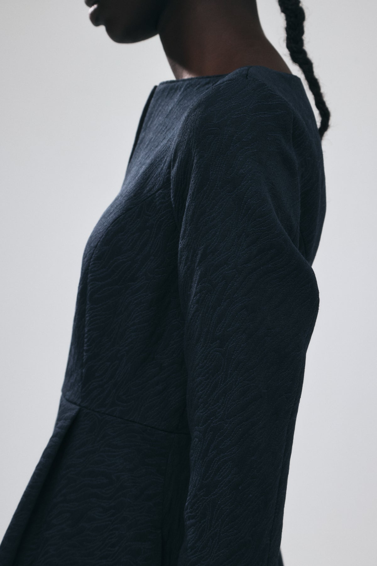 Keyneck Jacquard Dress