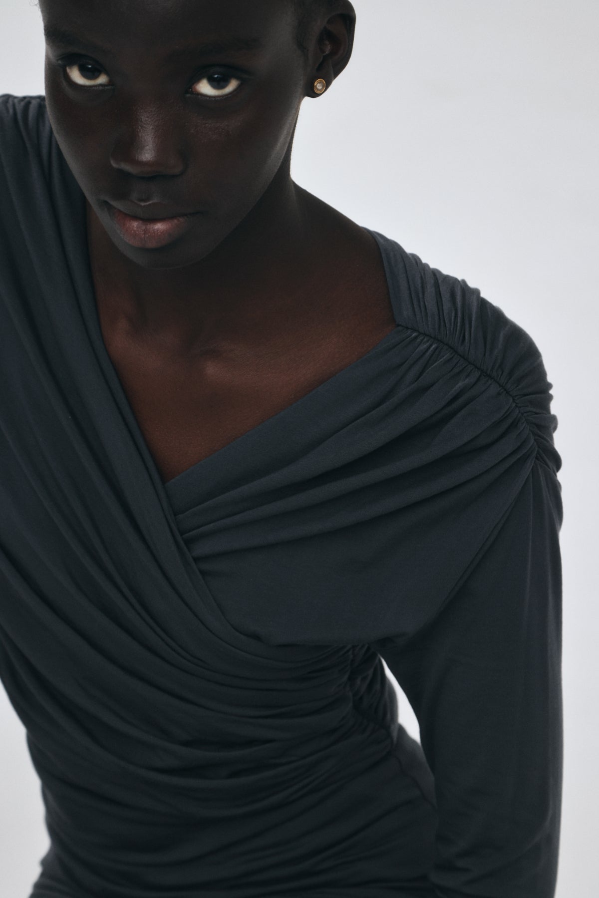 Cache-coeur Drape Jersey Dress