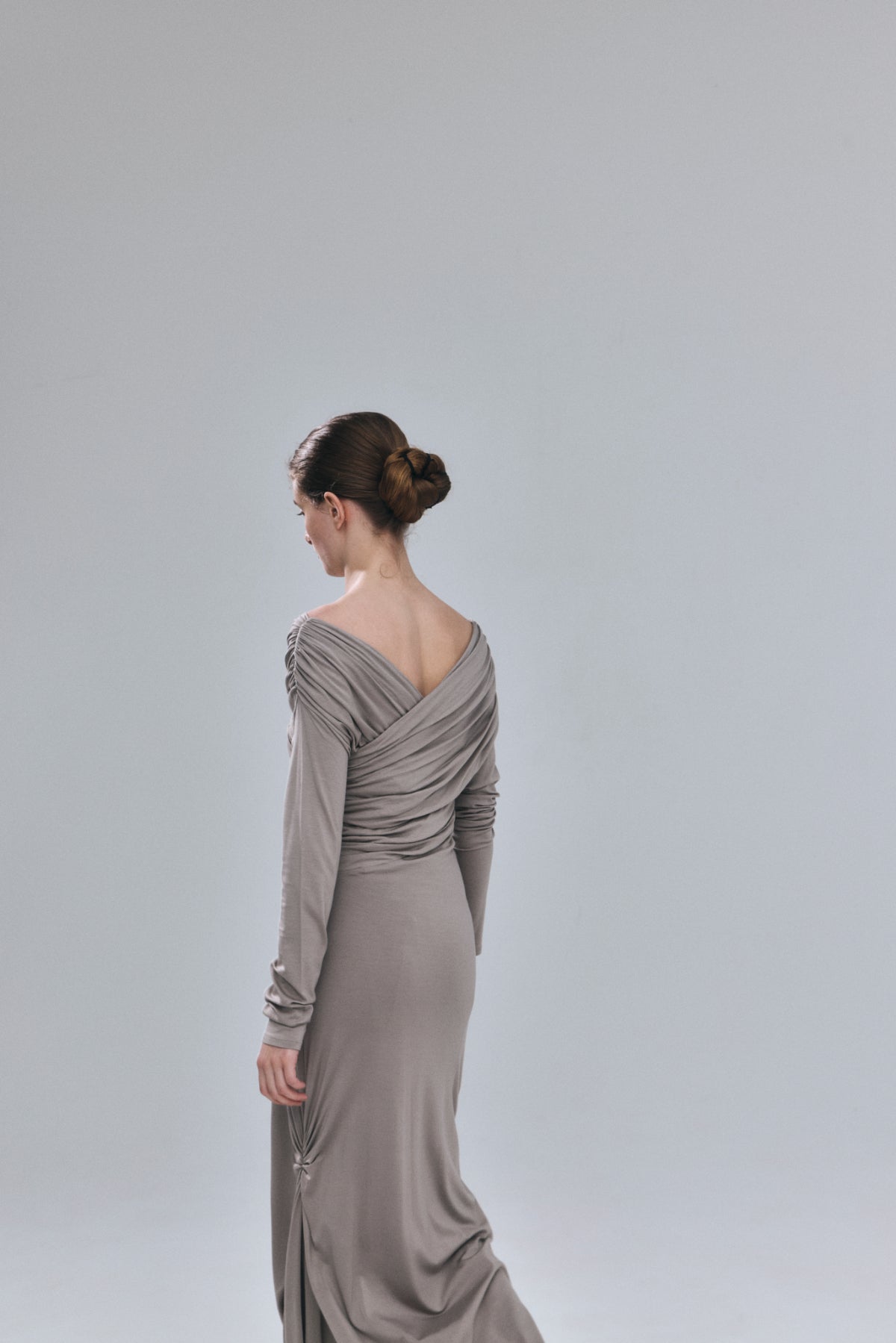 Cache-coeur Drape Jersey Dress