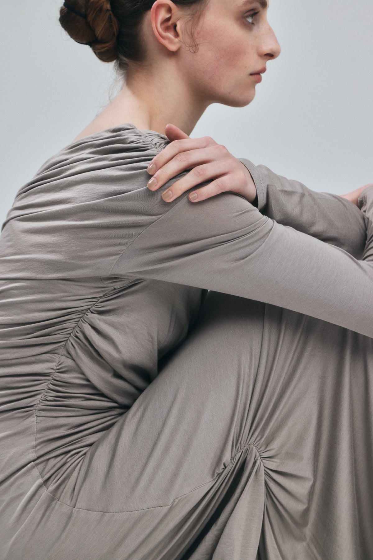 Cache-coeur Drape Jersey Dress
