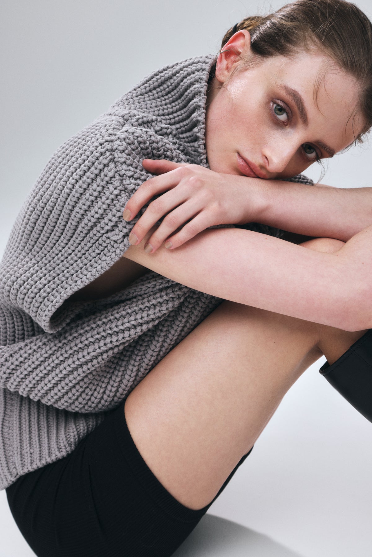 High-neck Knit Tops