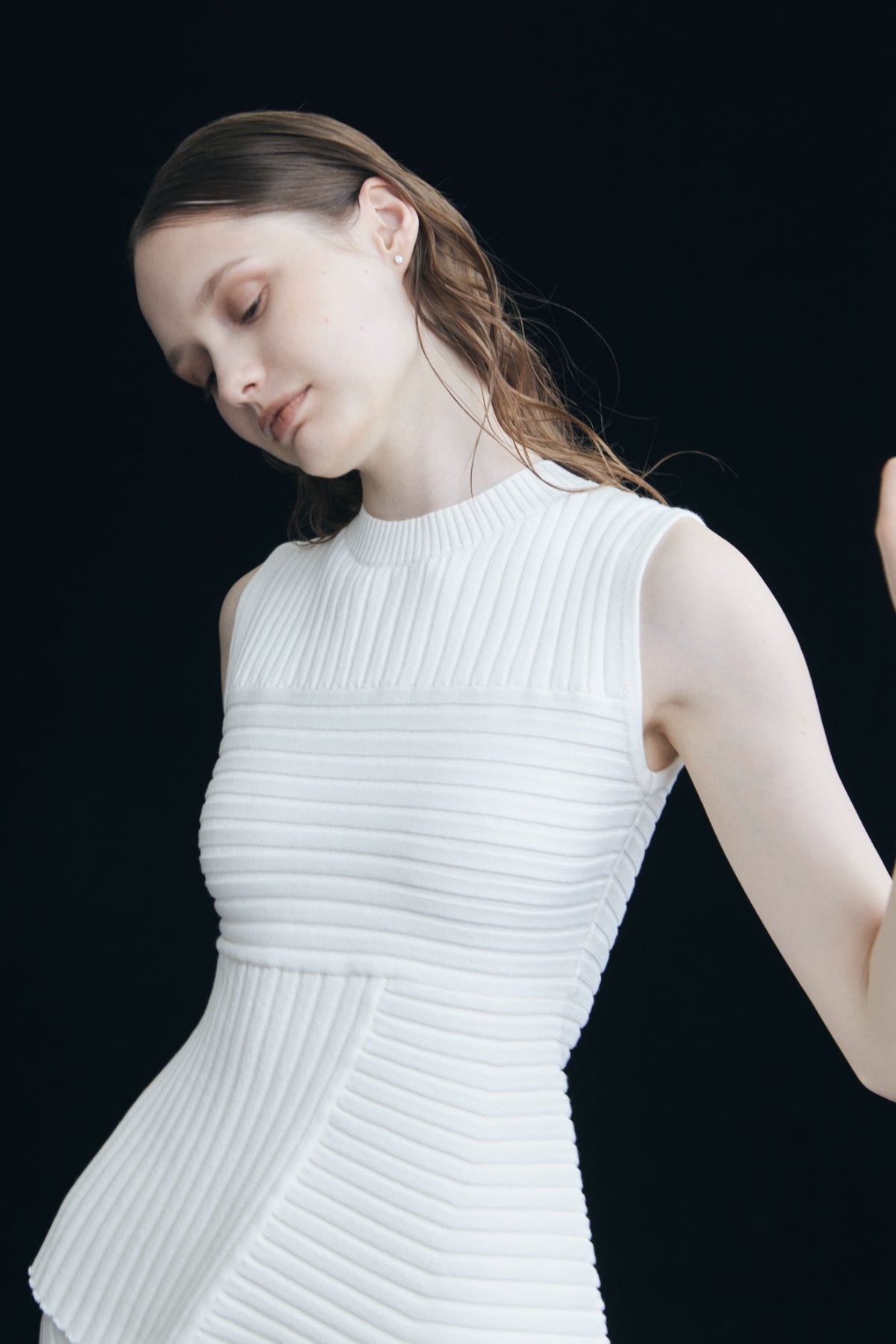 Panel Rib Knit Tops
