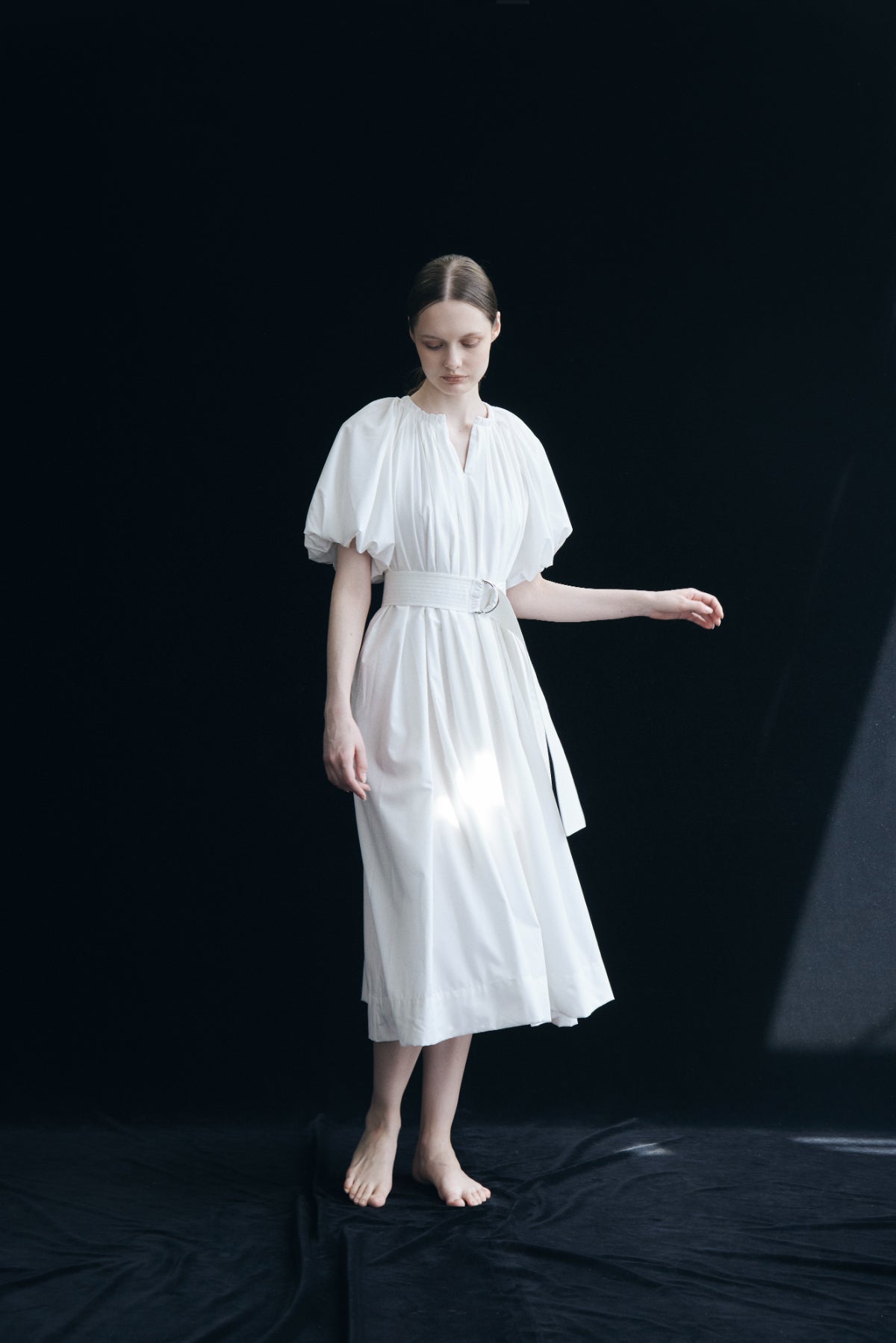 Balloon Sleeve Volume Dress
