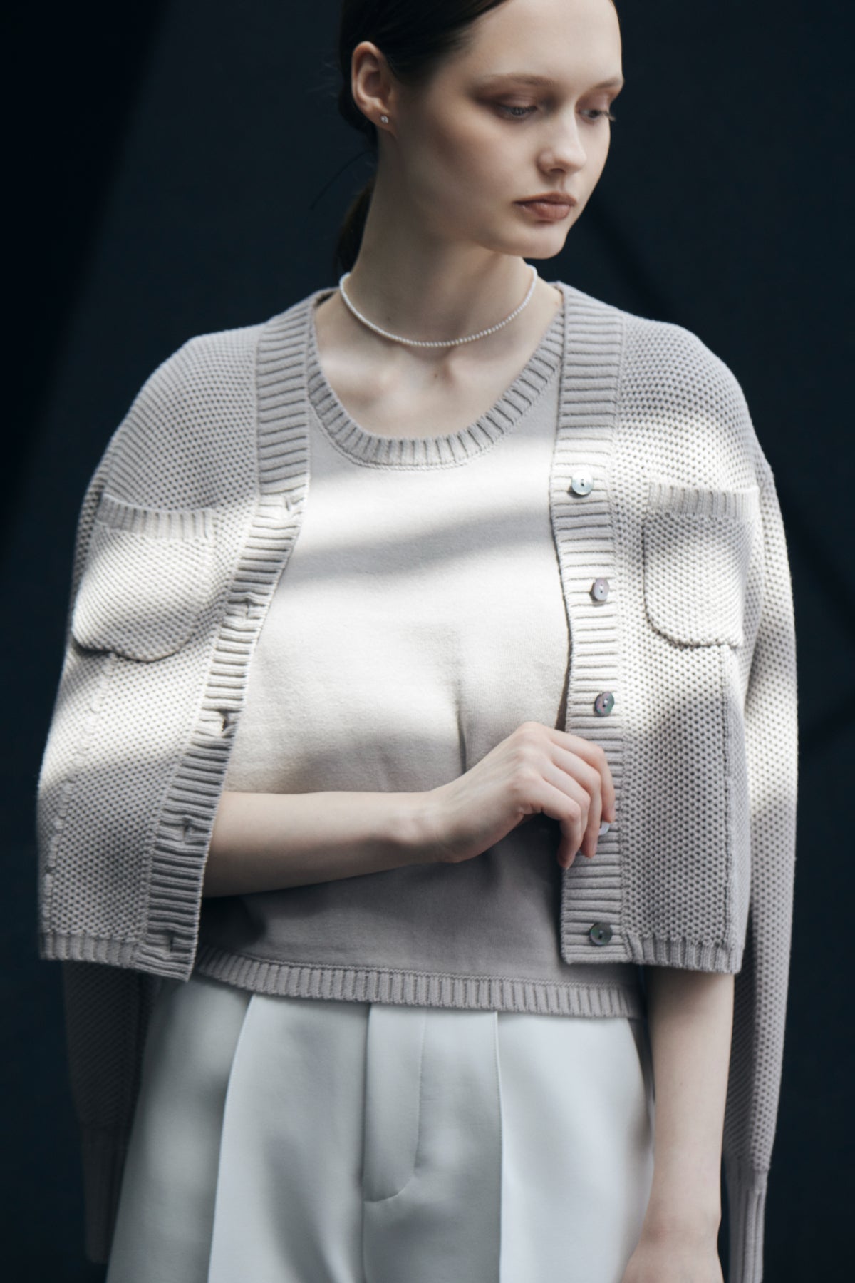 【再入荷】Basket Knit Cardigan