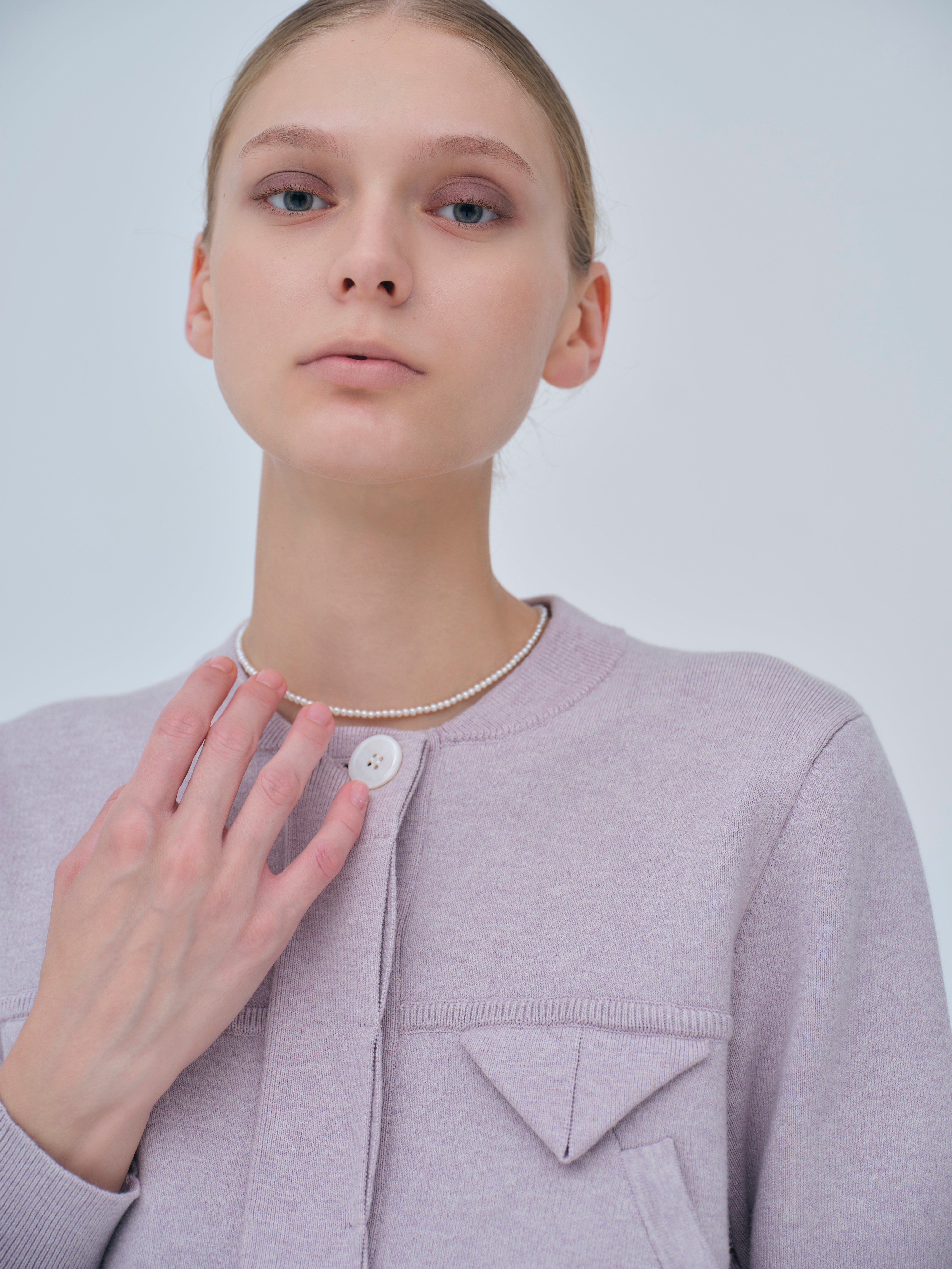 Compact Knit Cashmere Blouson