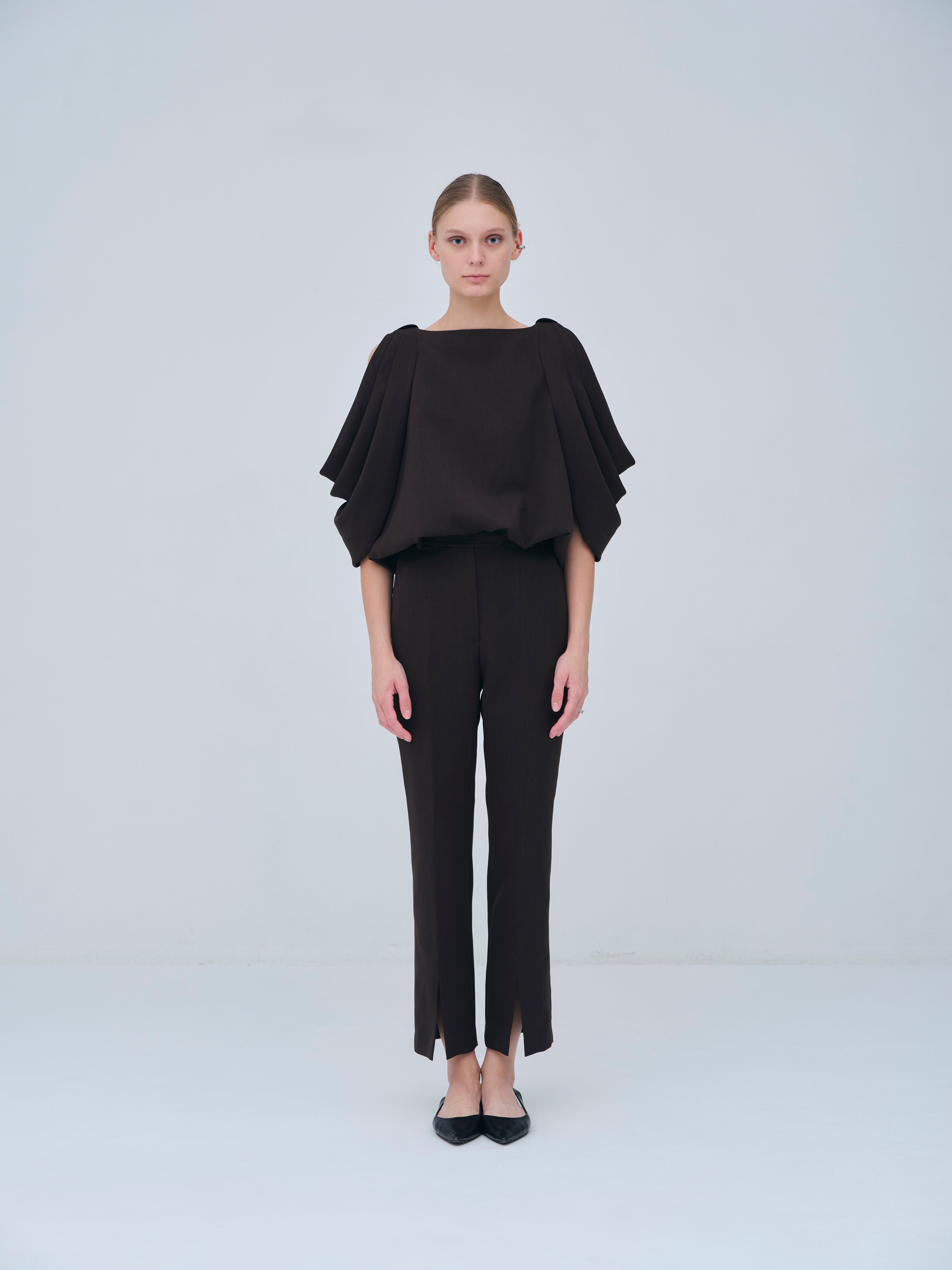 Drape Sleeve Balloon Tops