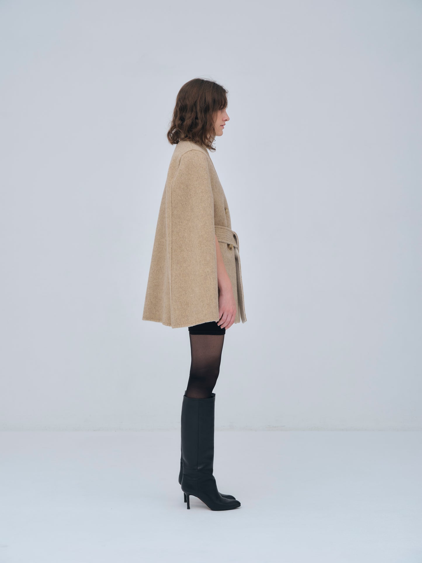 Dual Face Cape Coat