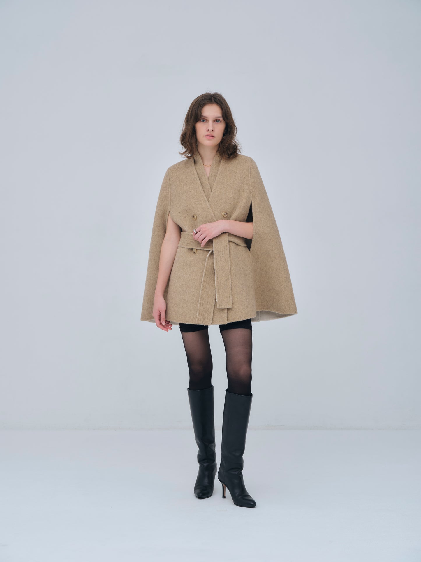 Dual Face Cape Coat