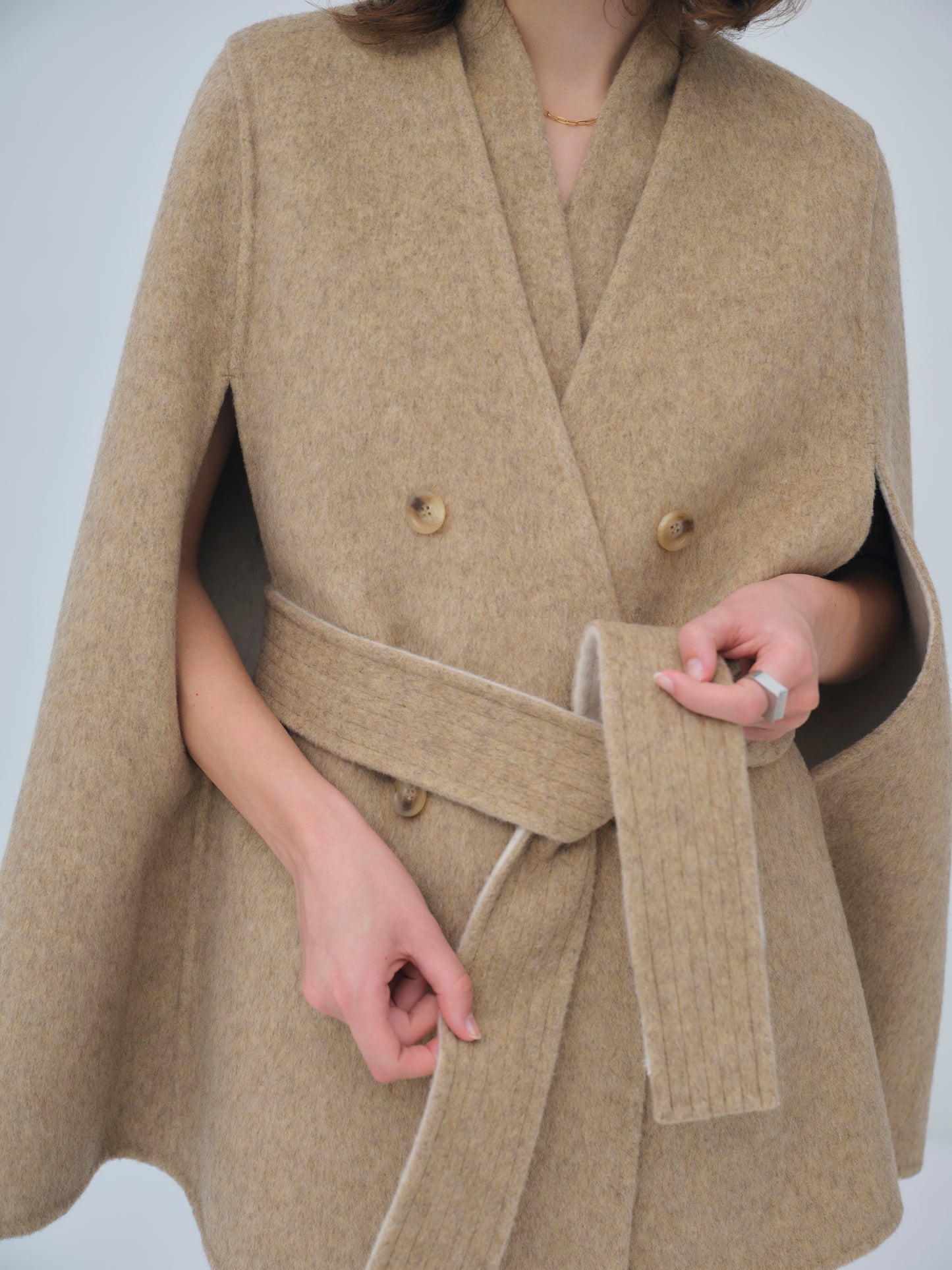 Dual Face Cape Coat