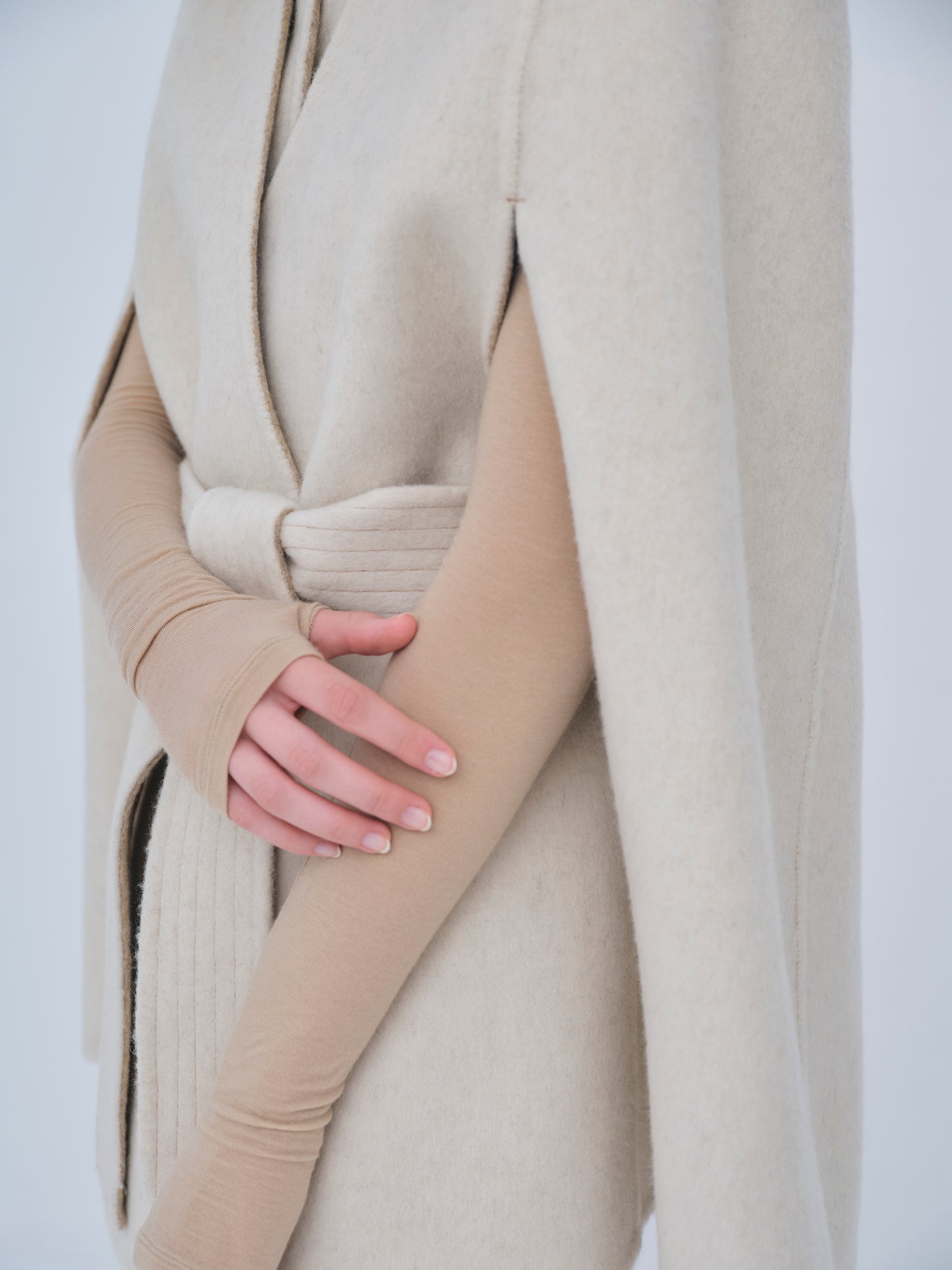 Dual Face Cape Coat