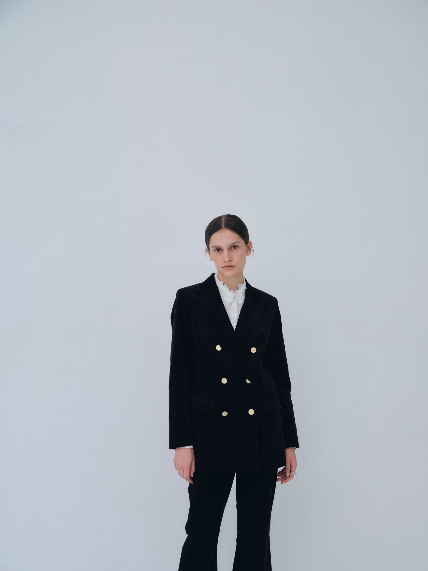 Double-breasted Corduroy Jacket