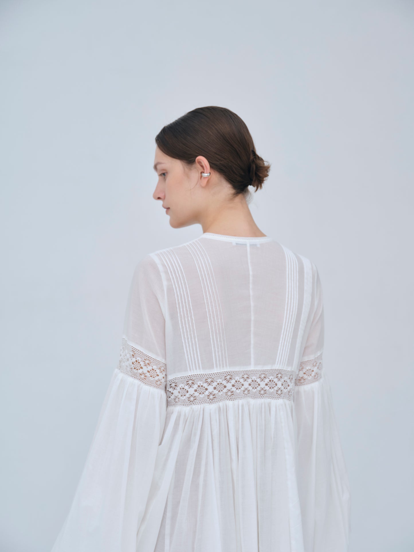 Yoke Lace Volume Dress