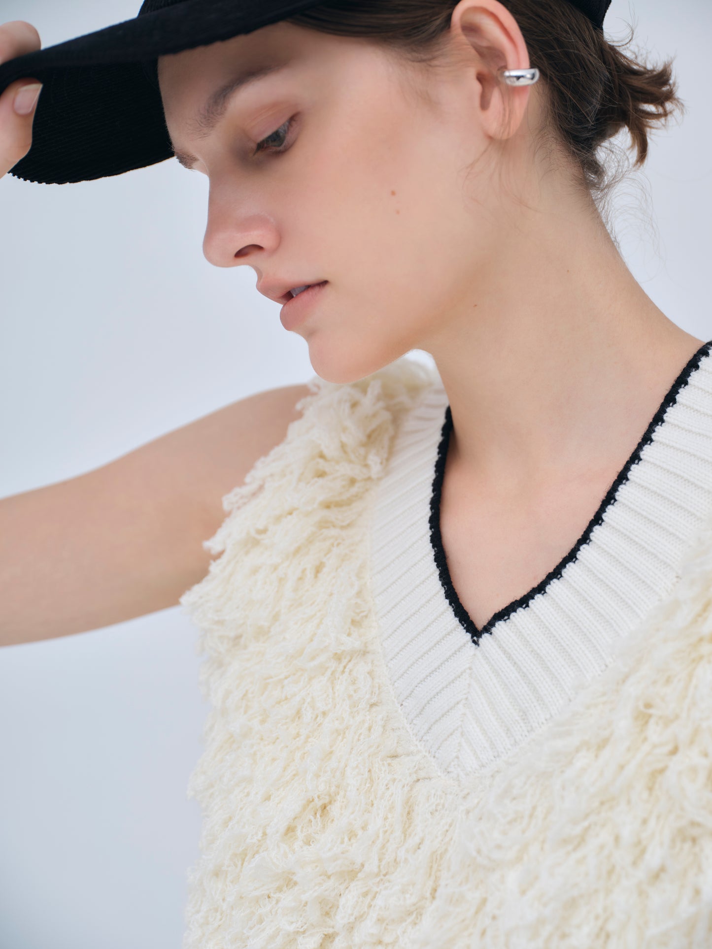 Fringe Knit Vest