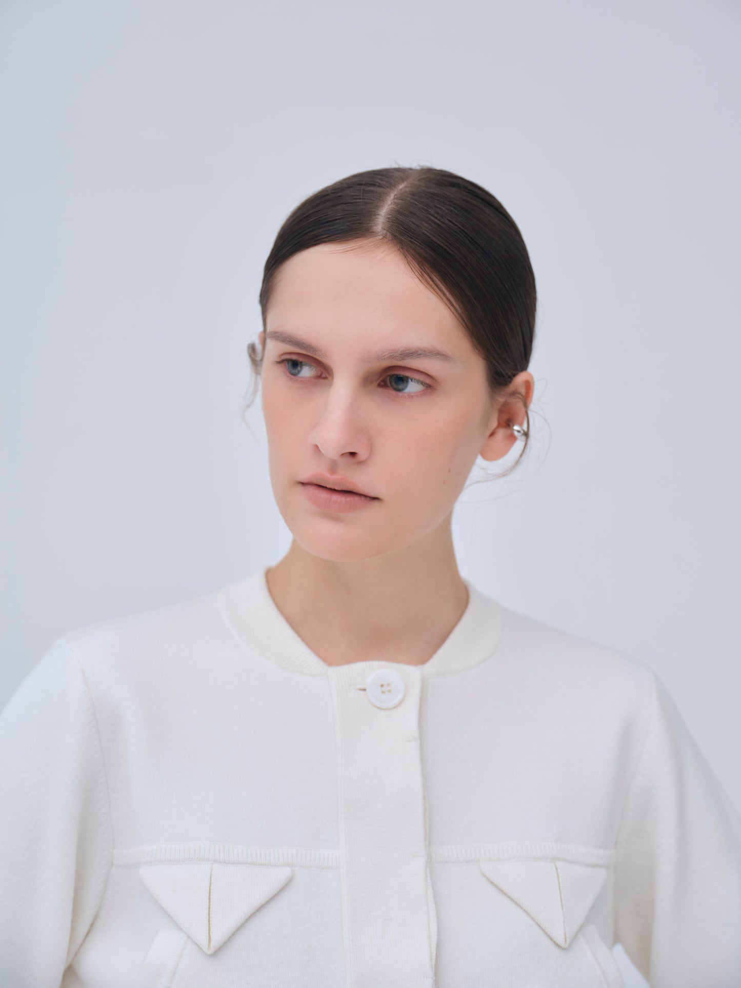 Compact Knit Cashmere Blouson