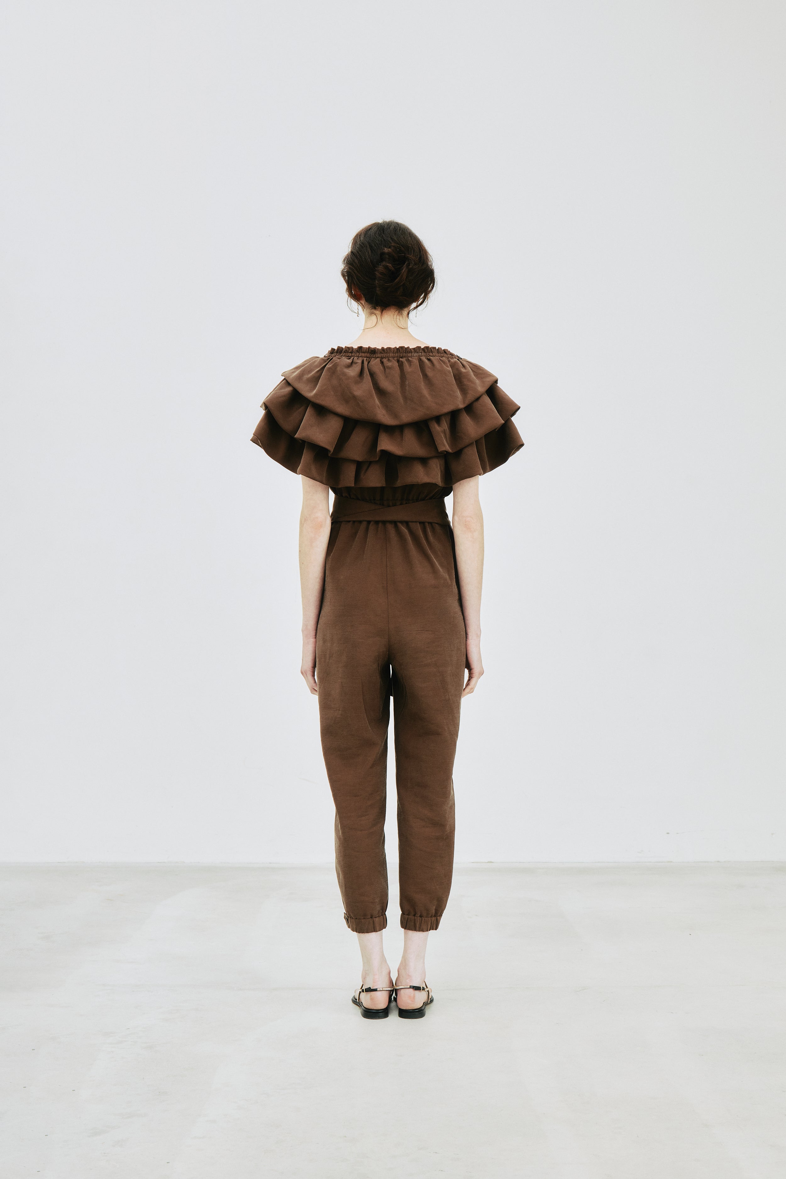 Balloon Collar Jumpsuit