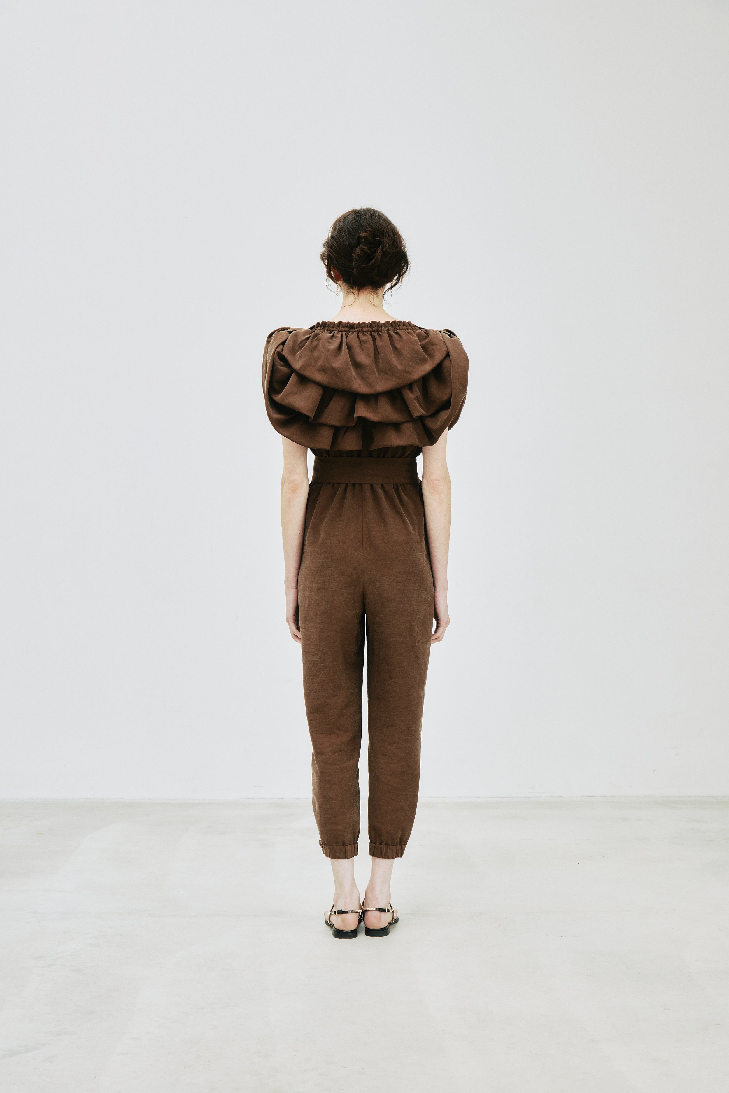 Balloon Collar Jumpsuit