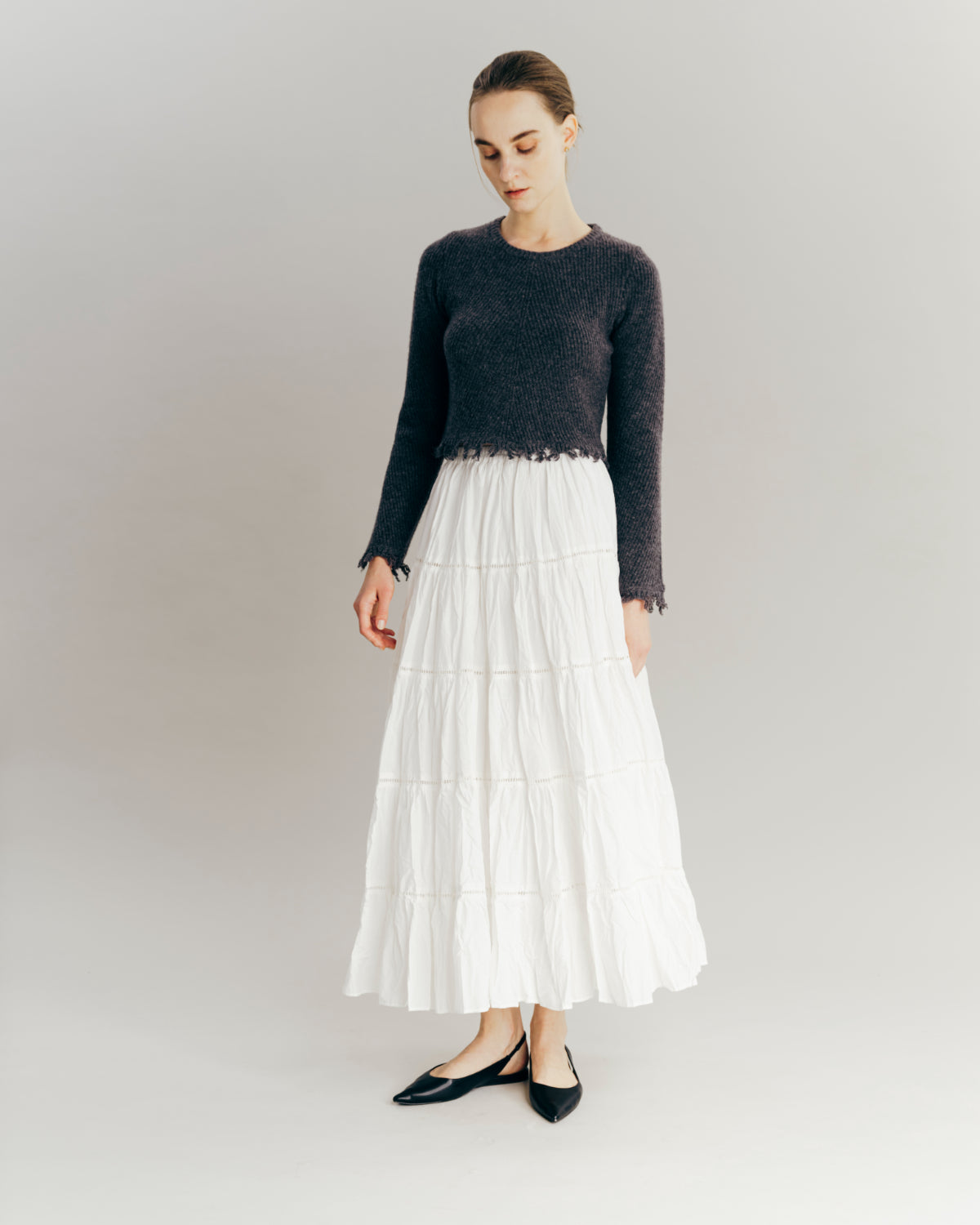 Cotton Tiered skirt