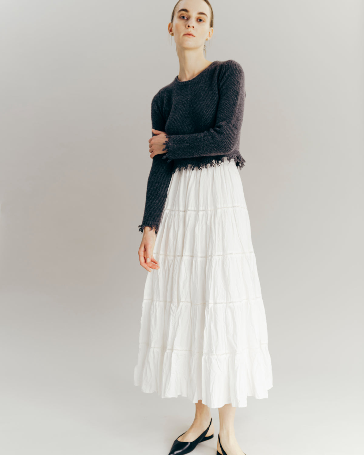 Cotton Tiered skirt