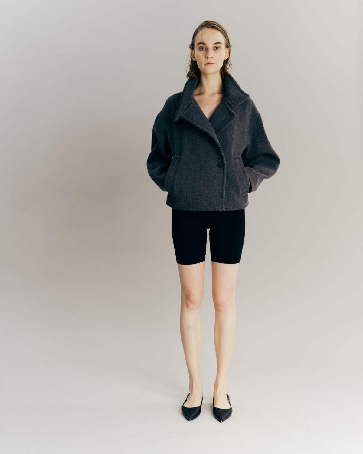 Constructive Wool Short coat