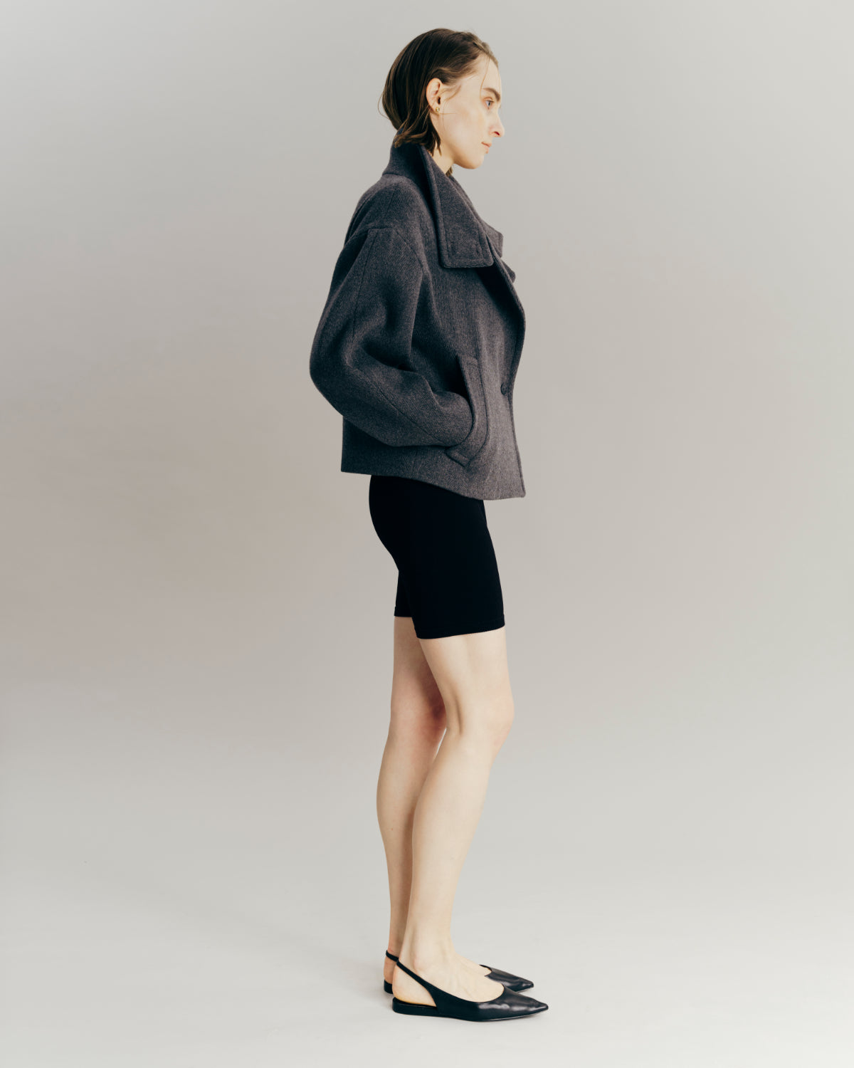 Constructive Wool Short coat