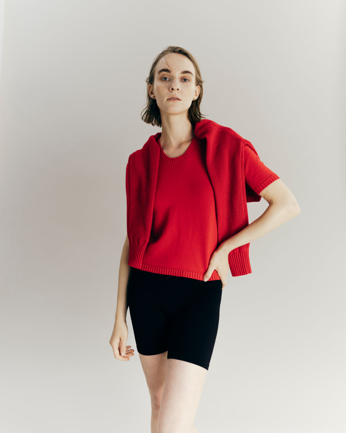 Crew neck Knit pullover