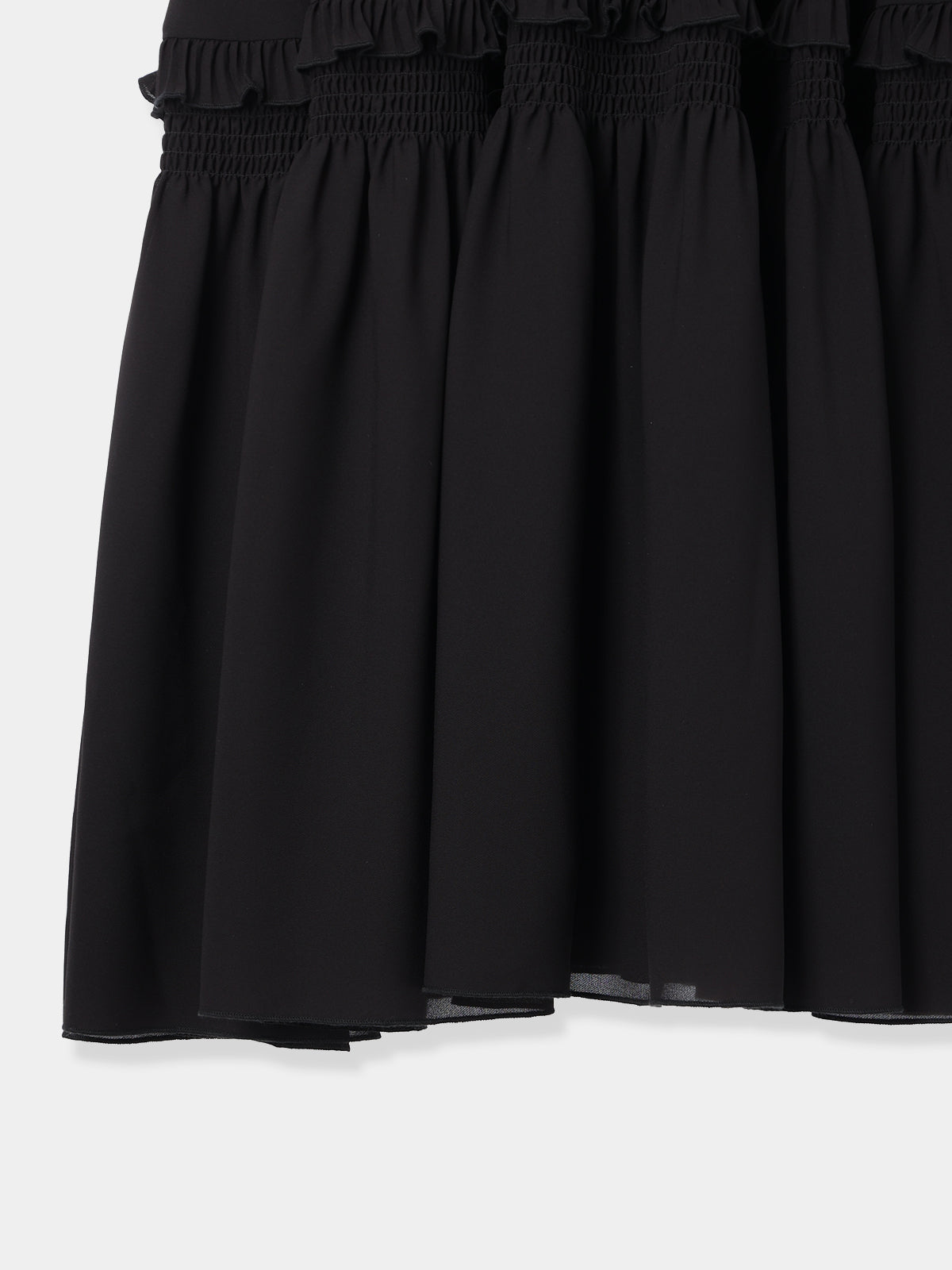 Pleats collar Chiffon Dress