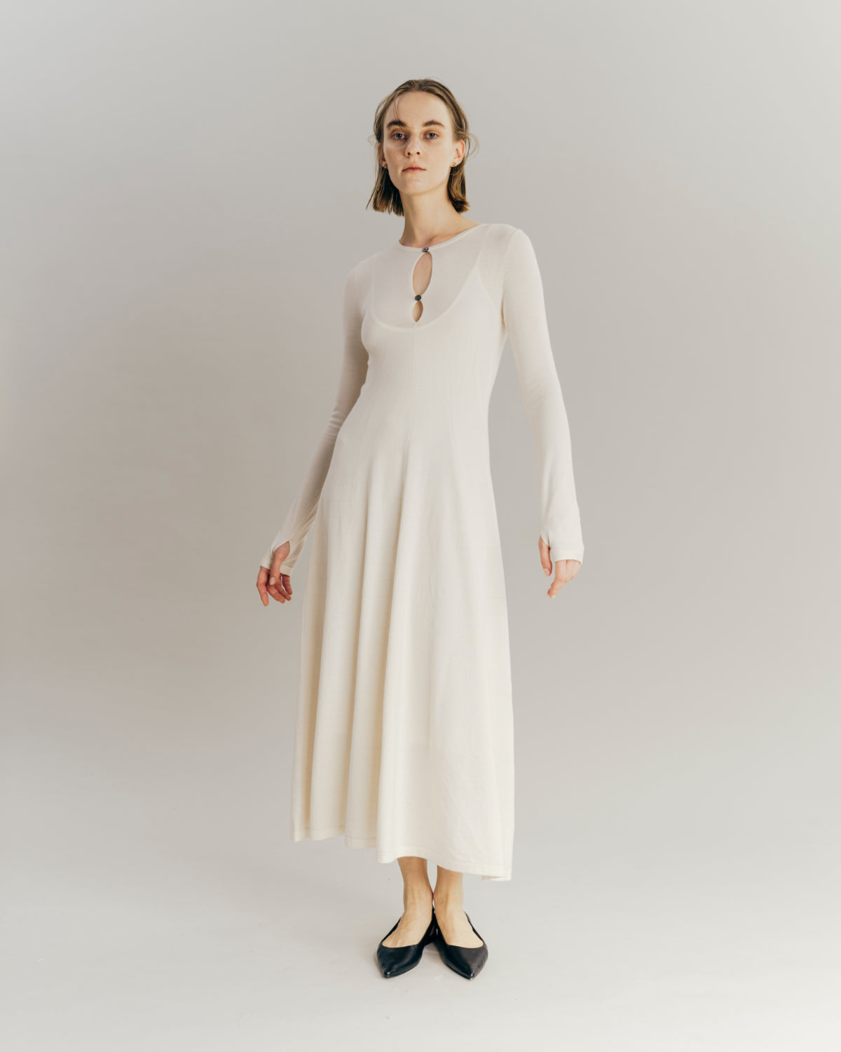 2way Flare Knit dress