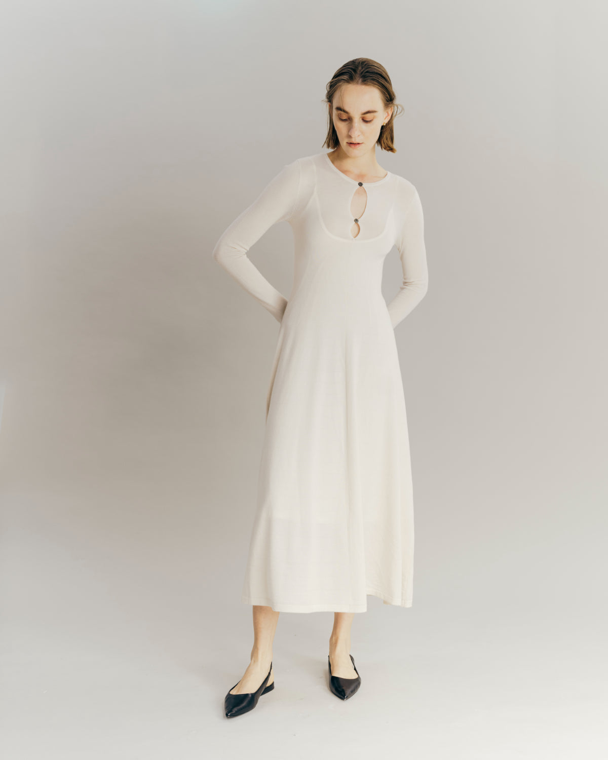 2way Flare Knit dress
