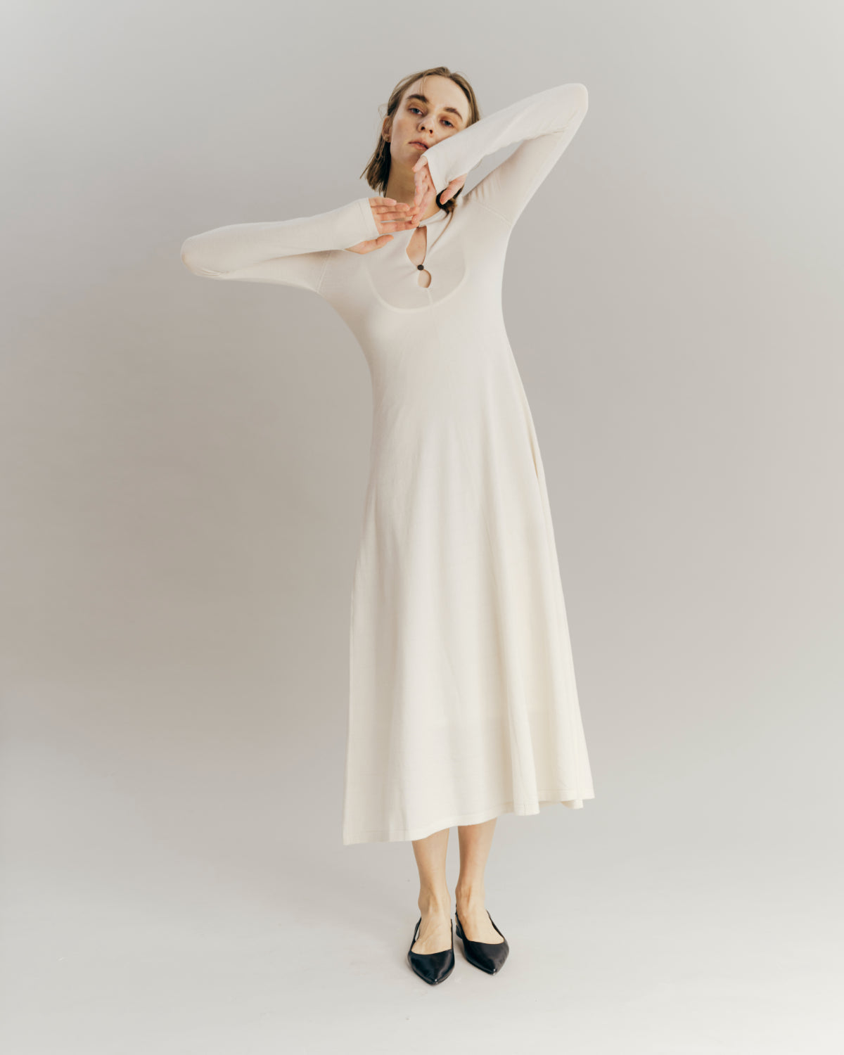2way Flare Knit dress