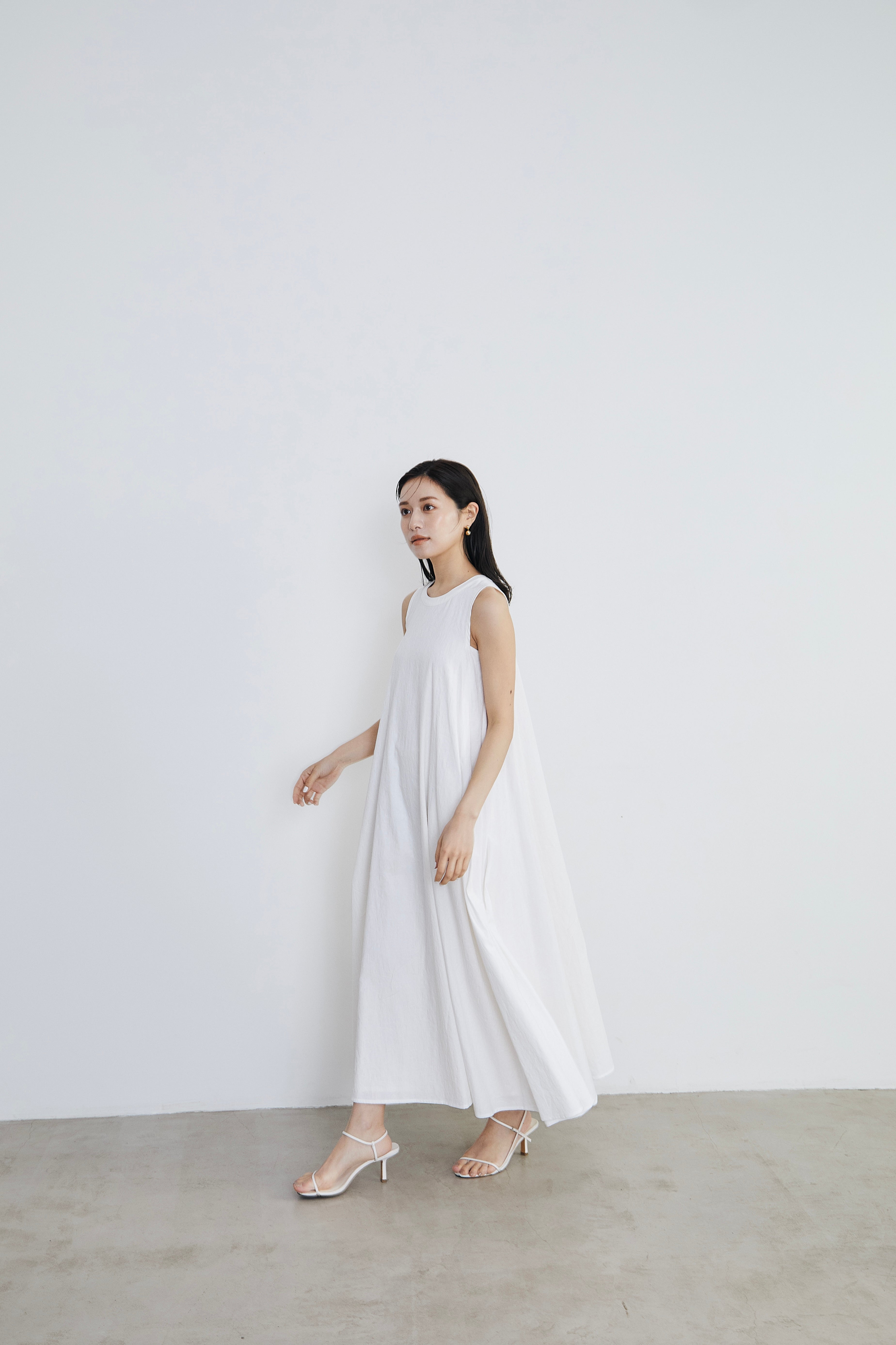 Paisley jacquard piping Dress
