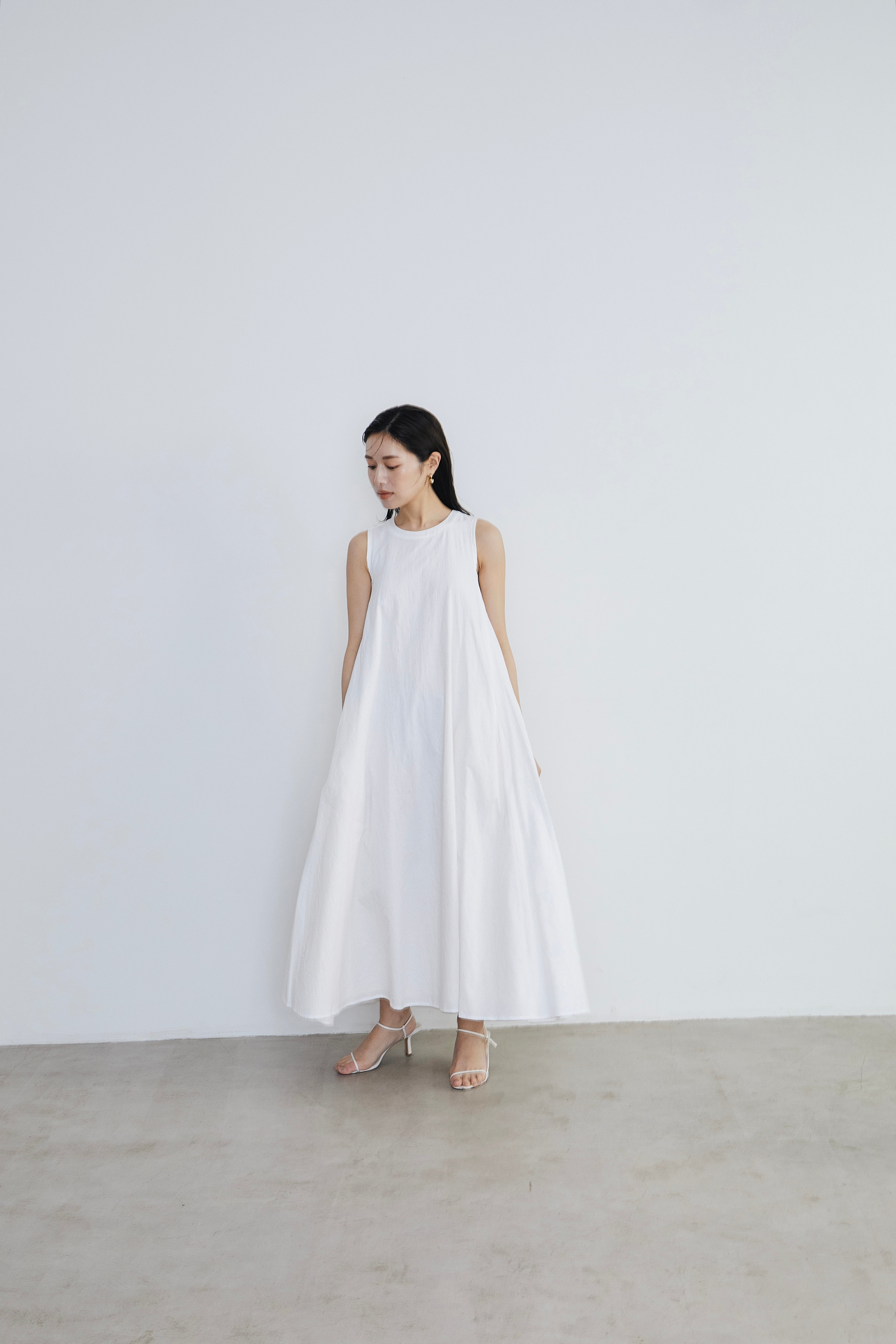 Paisley jacquard piping Dress