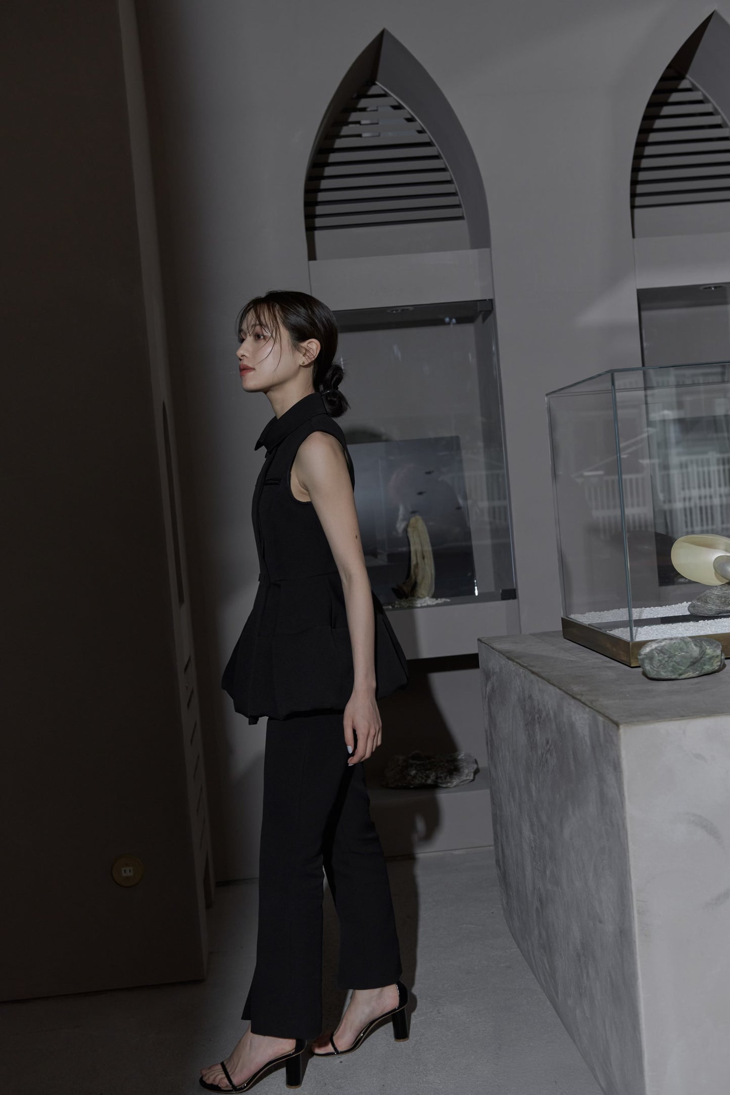 Center slit Pants