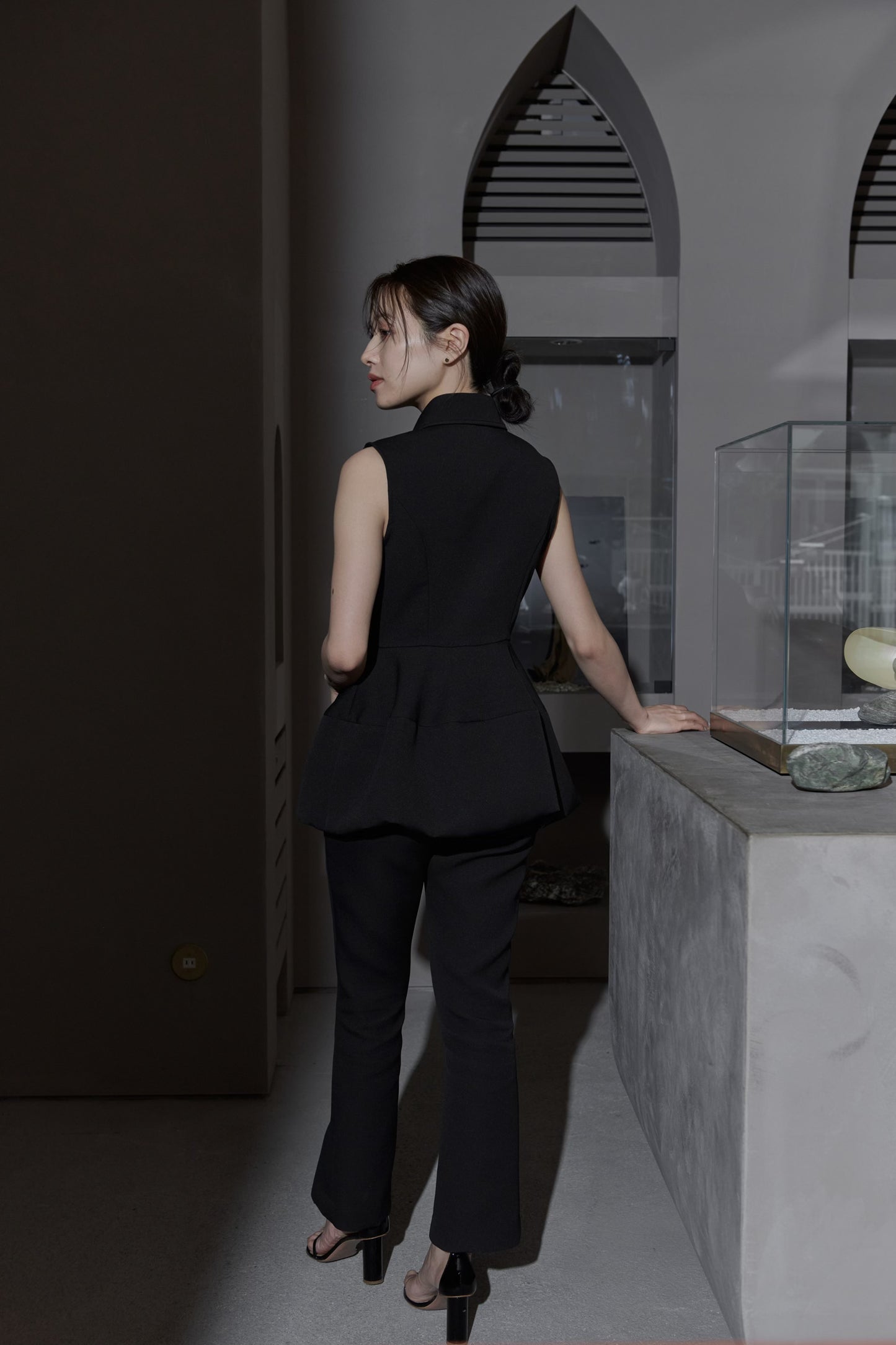 Center slit Pants