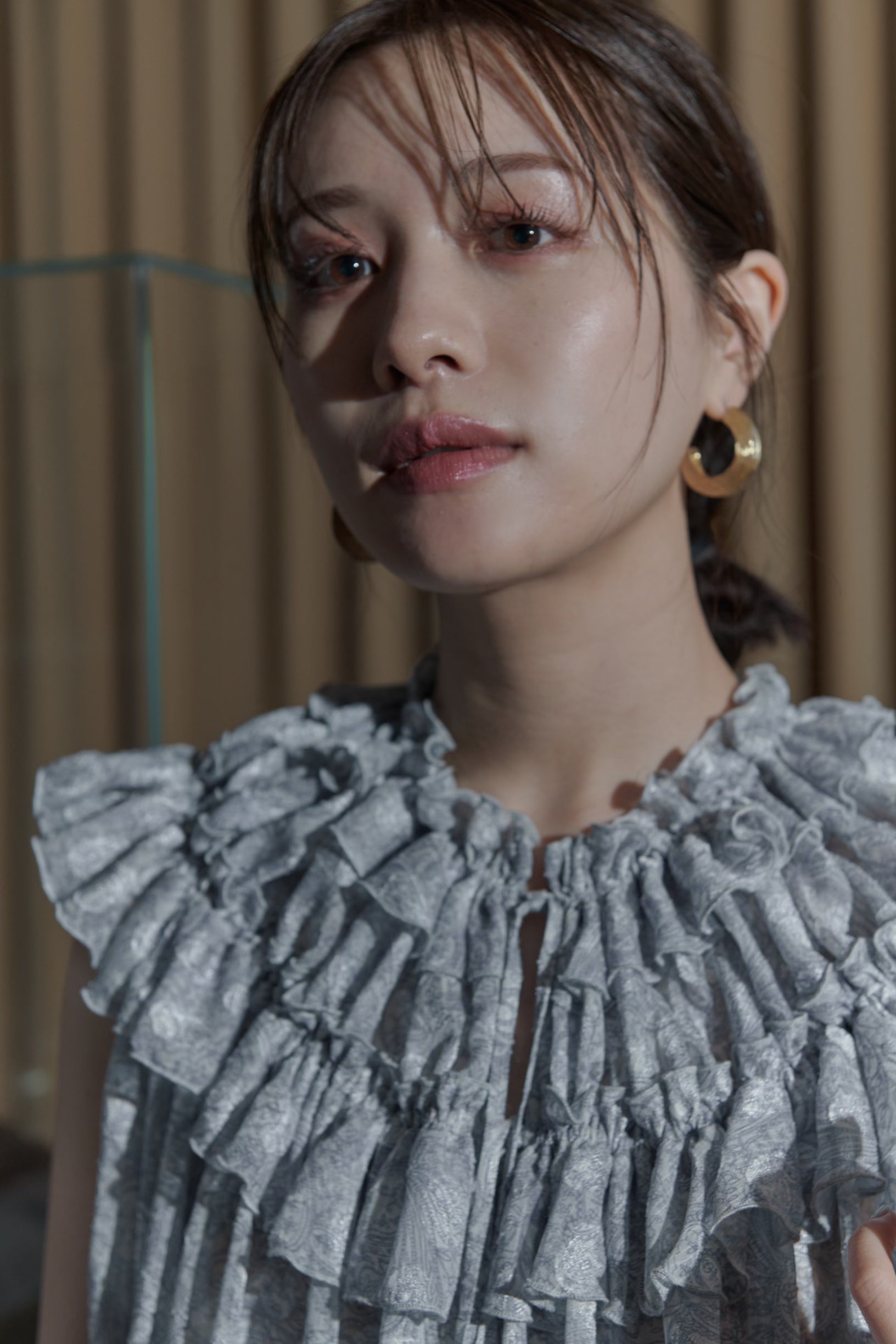 Paisley Cut jacquard Blouse