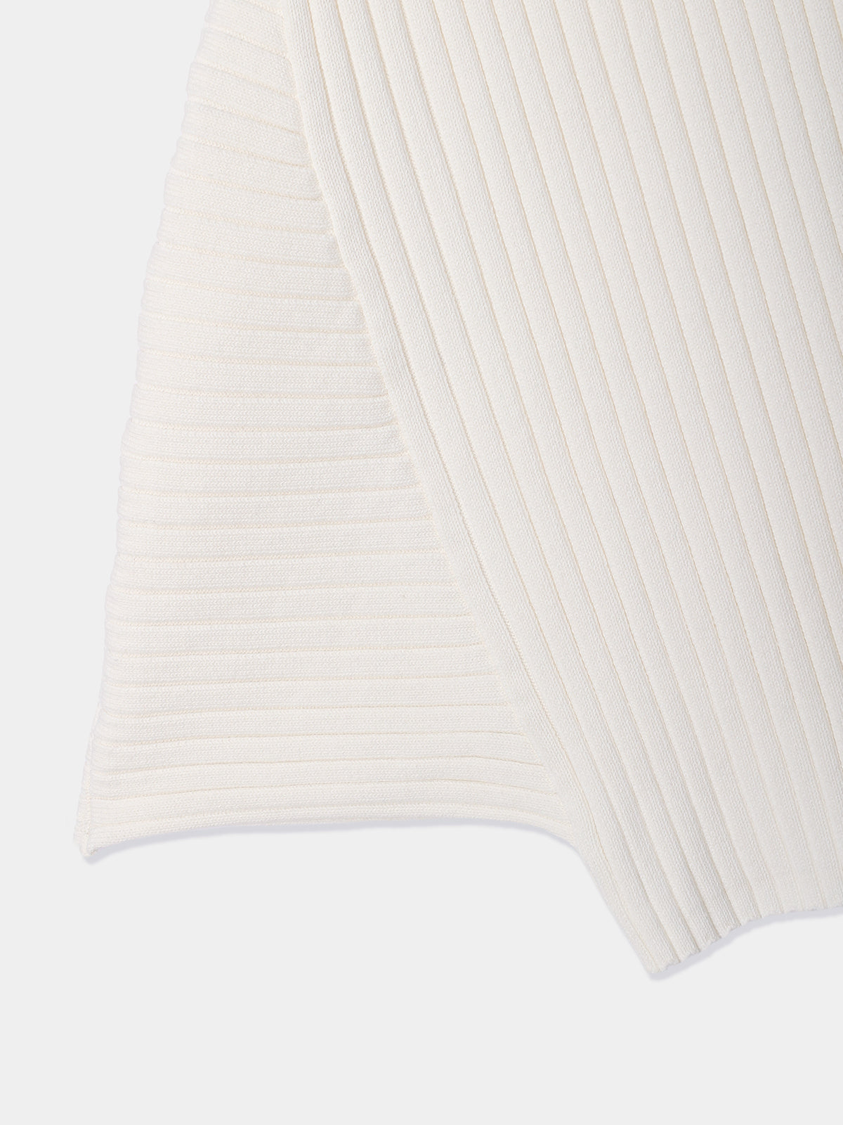 Panel rib knit Skirt