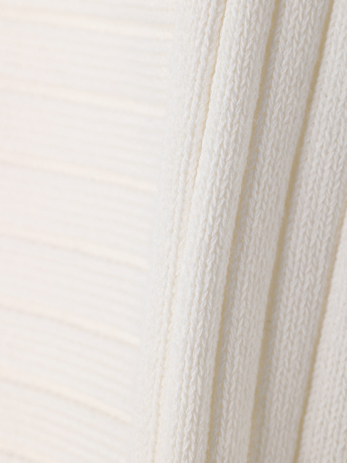 Panel rib knit Skirt