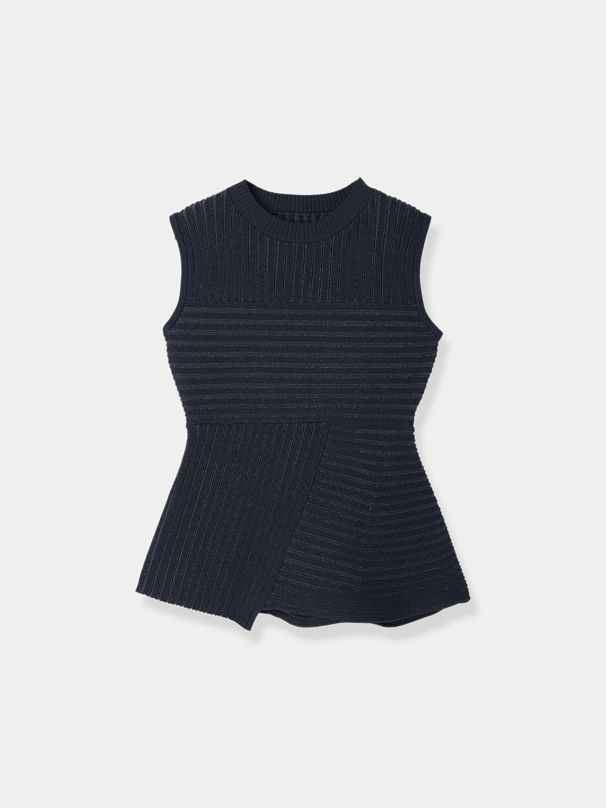 Panel Rib Knit Tops