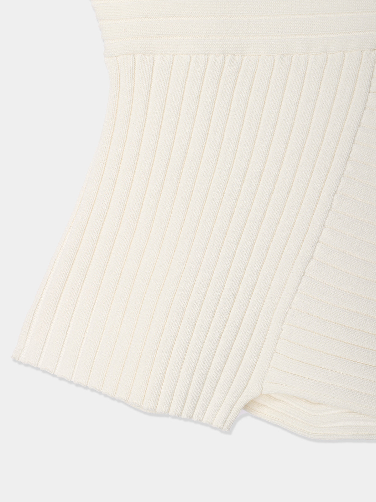 Panel rib knit tops