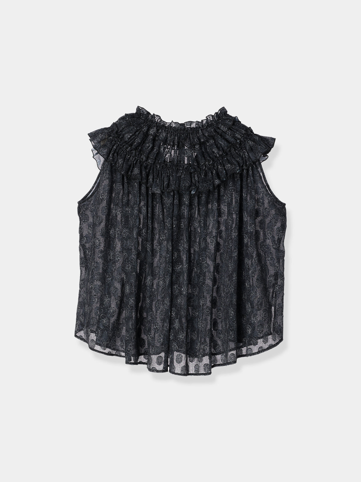 Paisley Cut jacquard Blouse