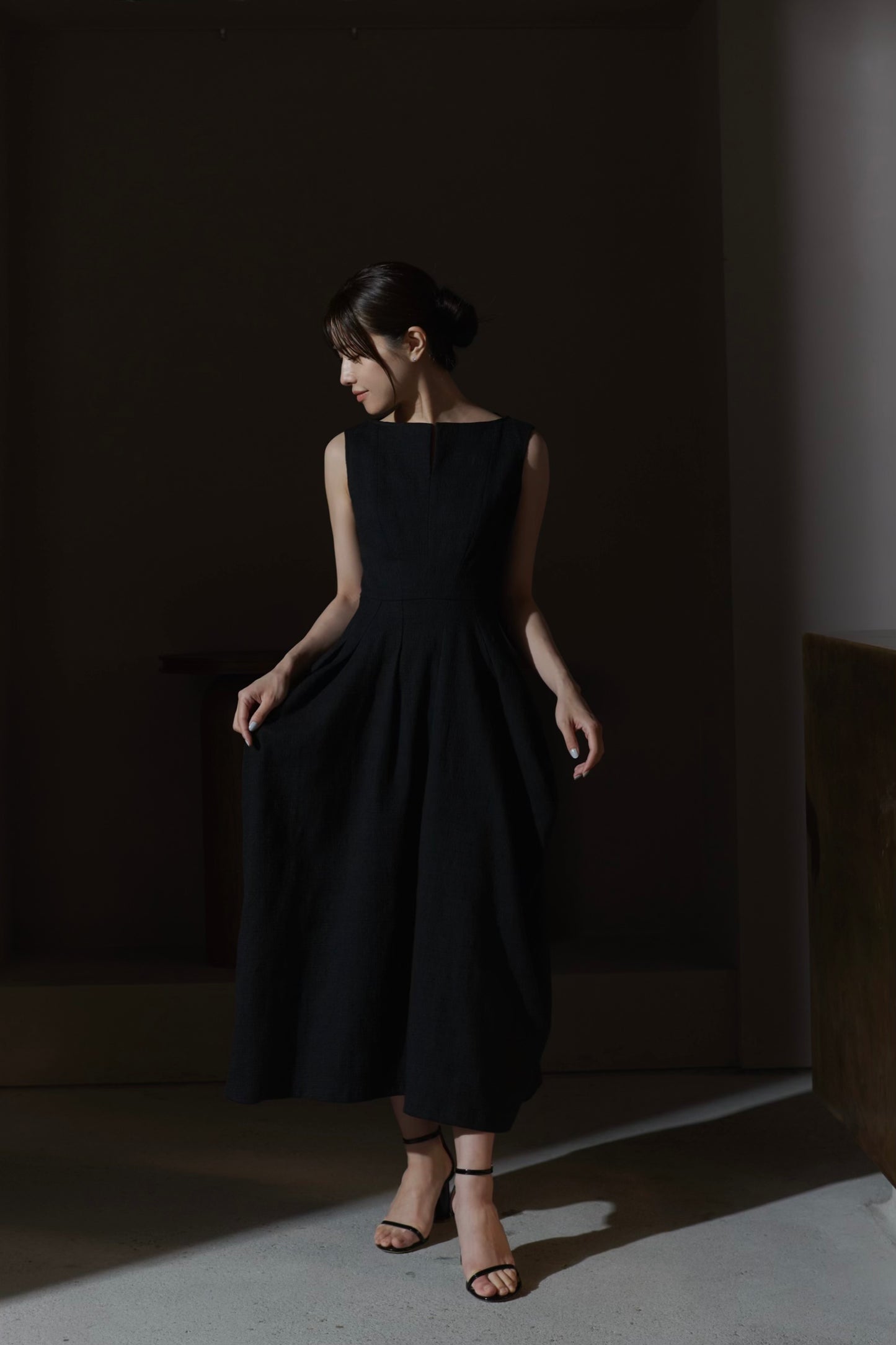 Slab tweed Cocoon Dress